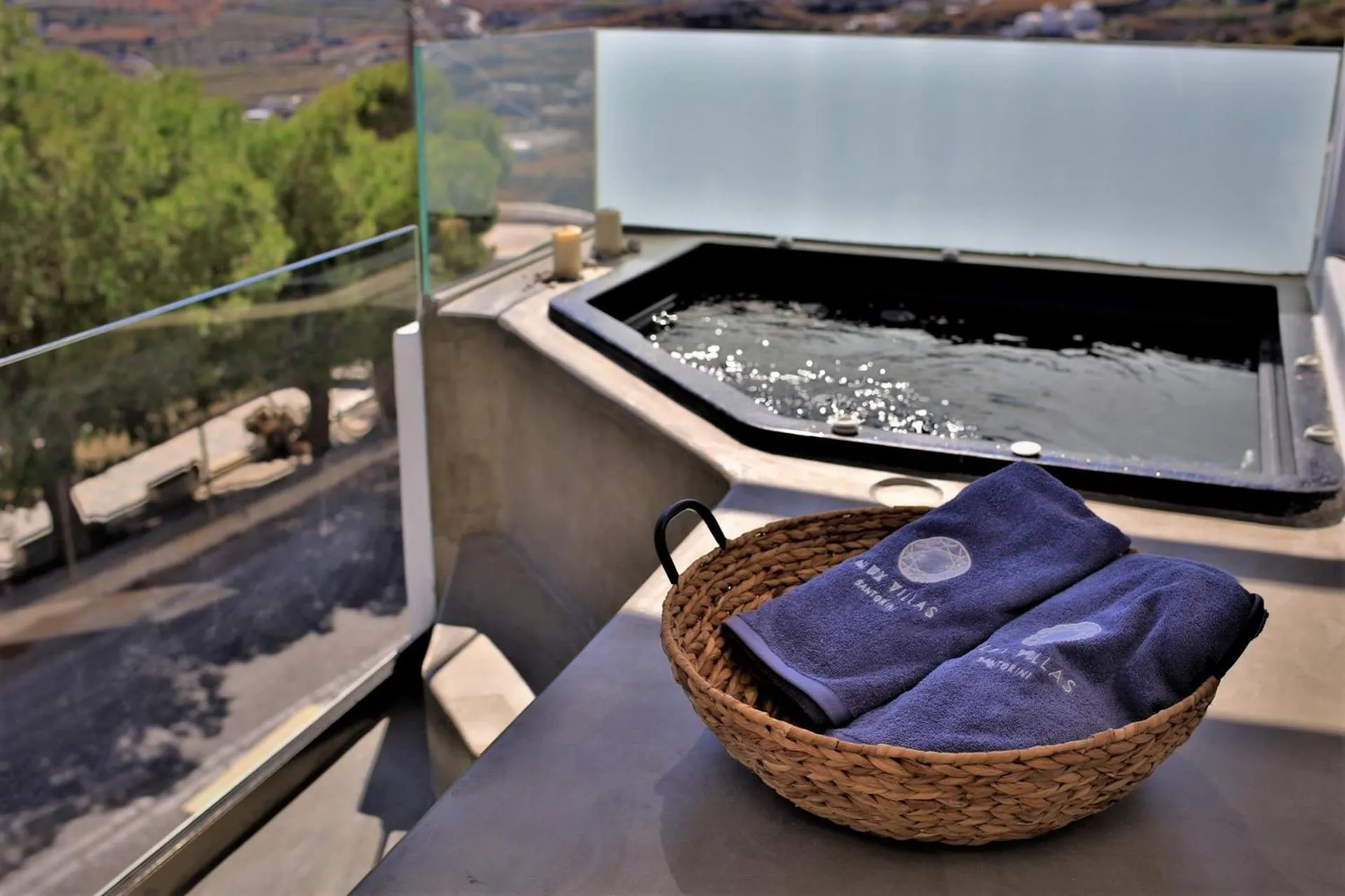 Natural landscape in A Lux Villas Santorini