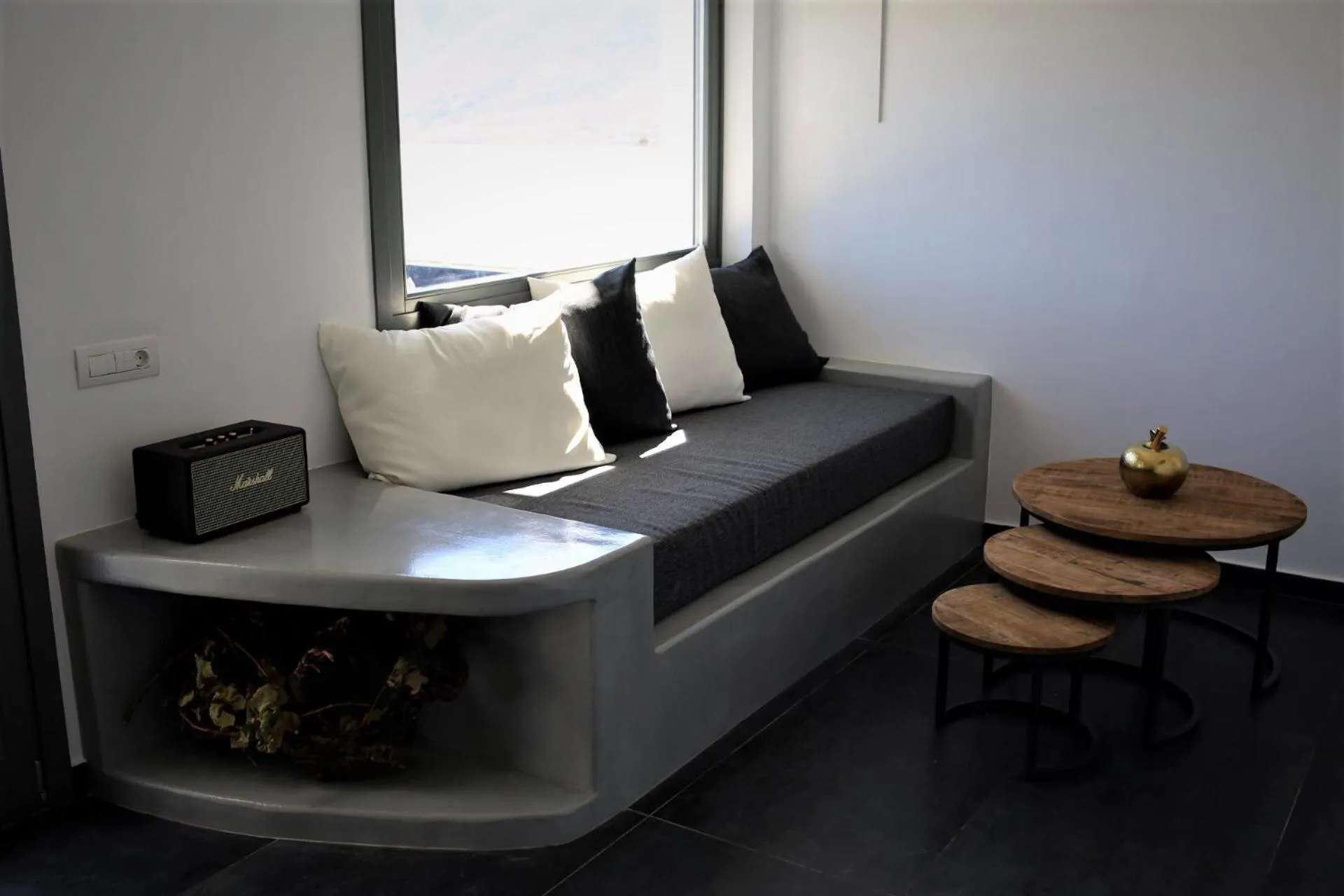 Living room in A Lux Villas Santorini