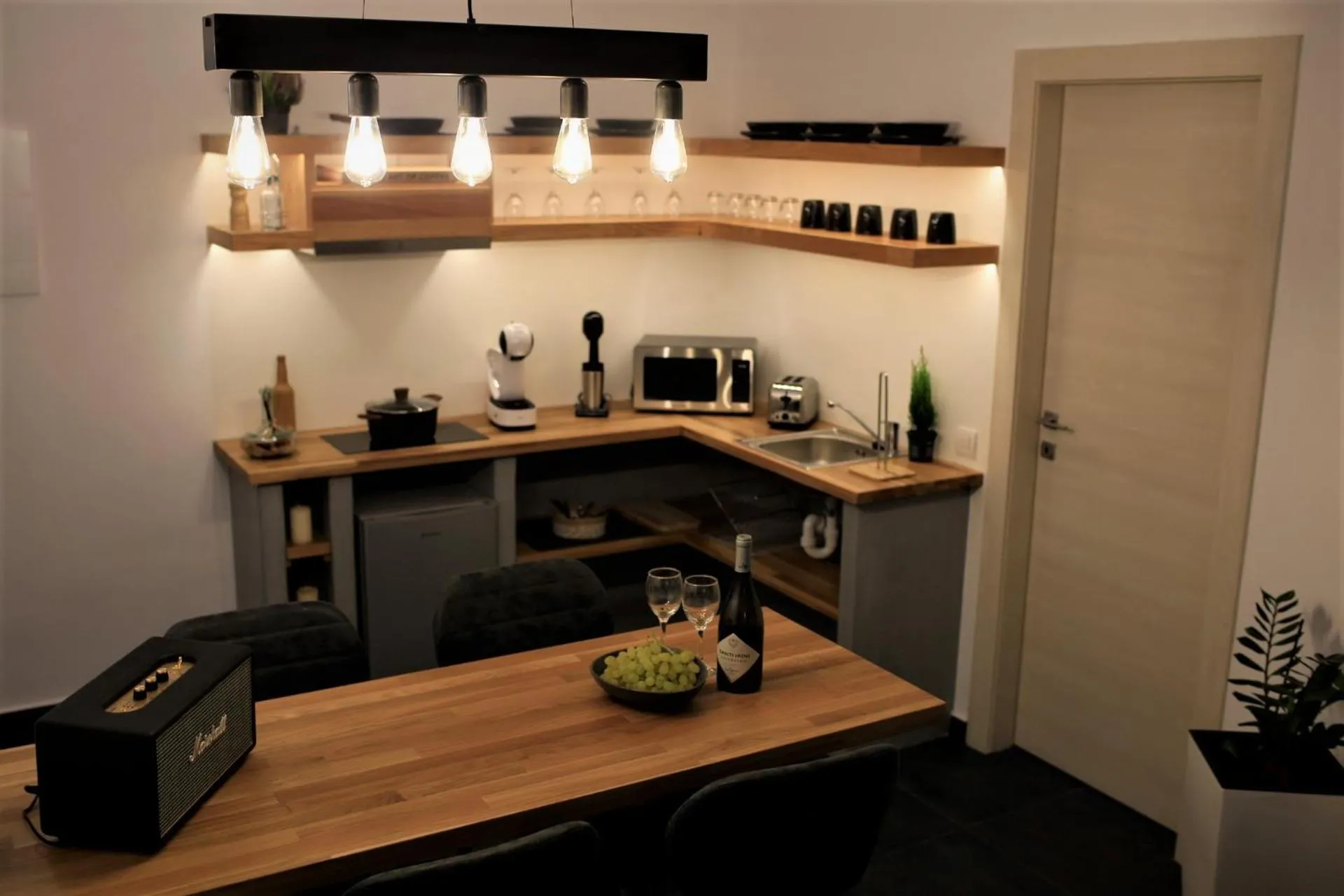 Kitchen or kitchenette in A Lux Villas Santorini