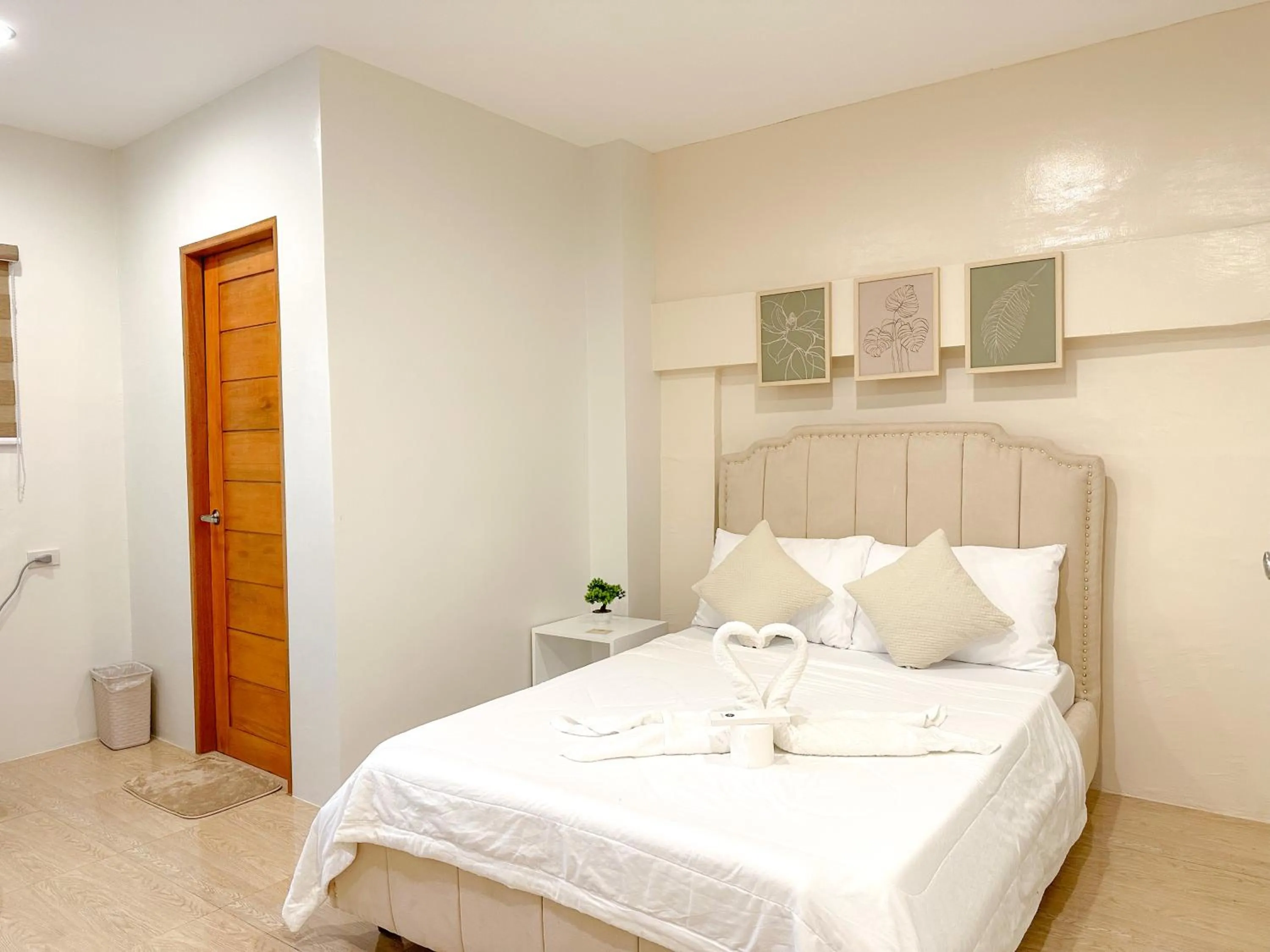 Bed in Casa Bicolandia Suites