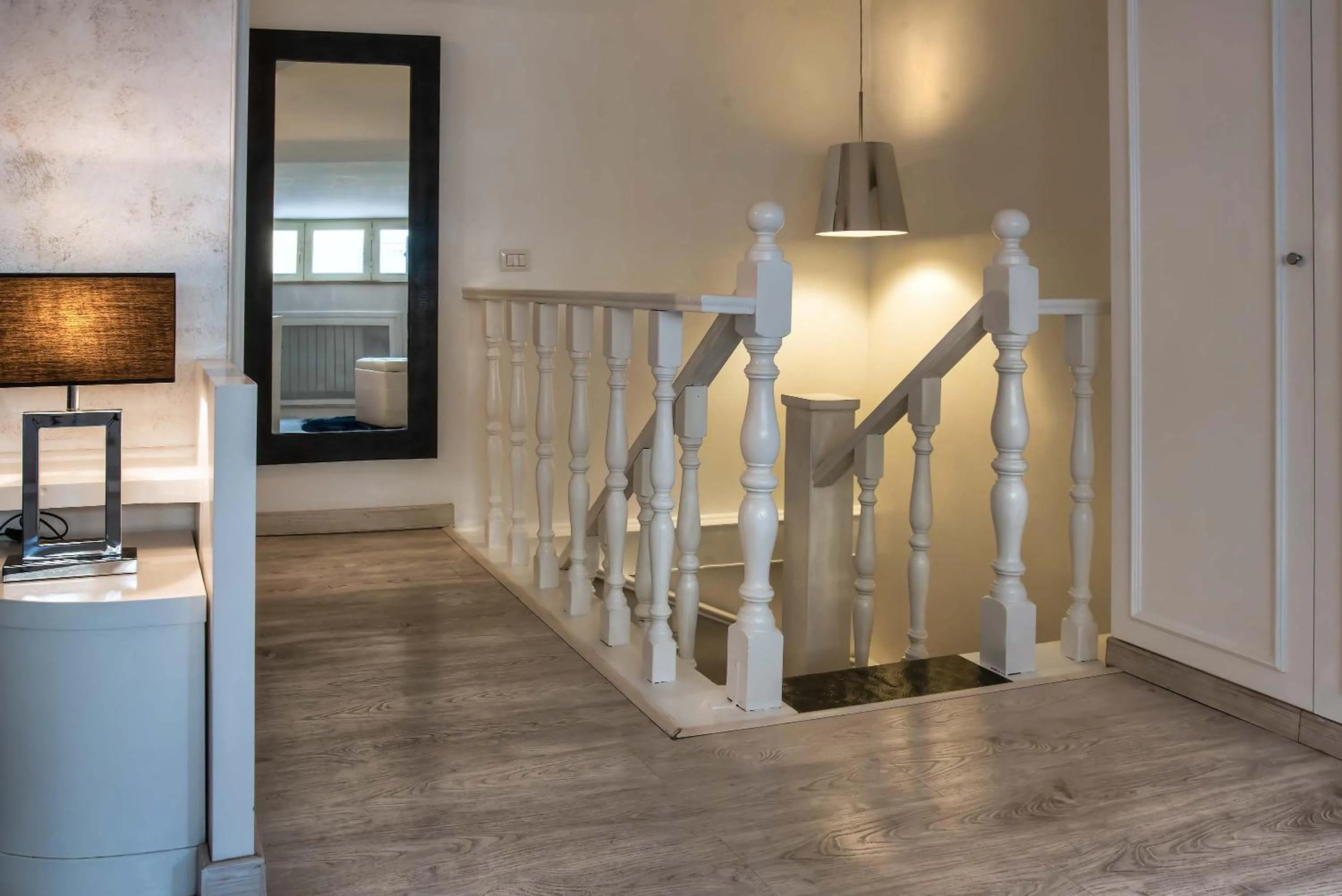 Bed in Black And White Suite