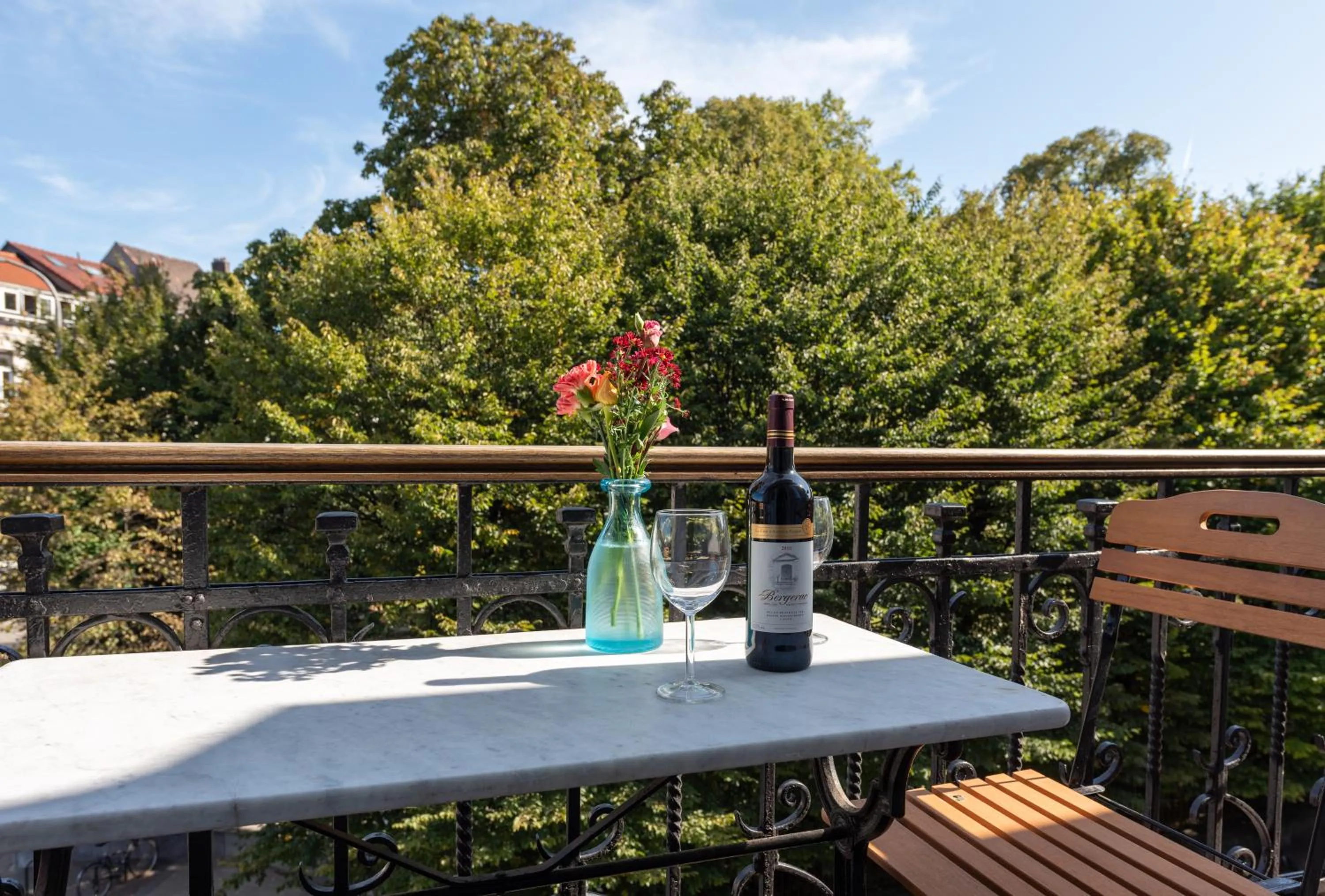Balcony/Terrace in Newton Boutique Hotel Residences - Brussels EU Area