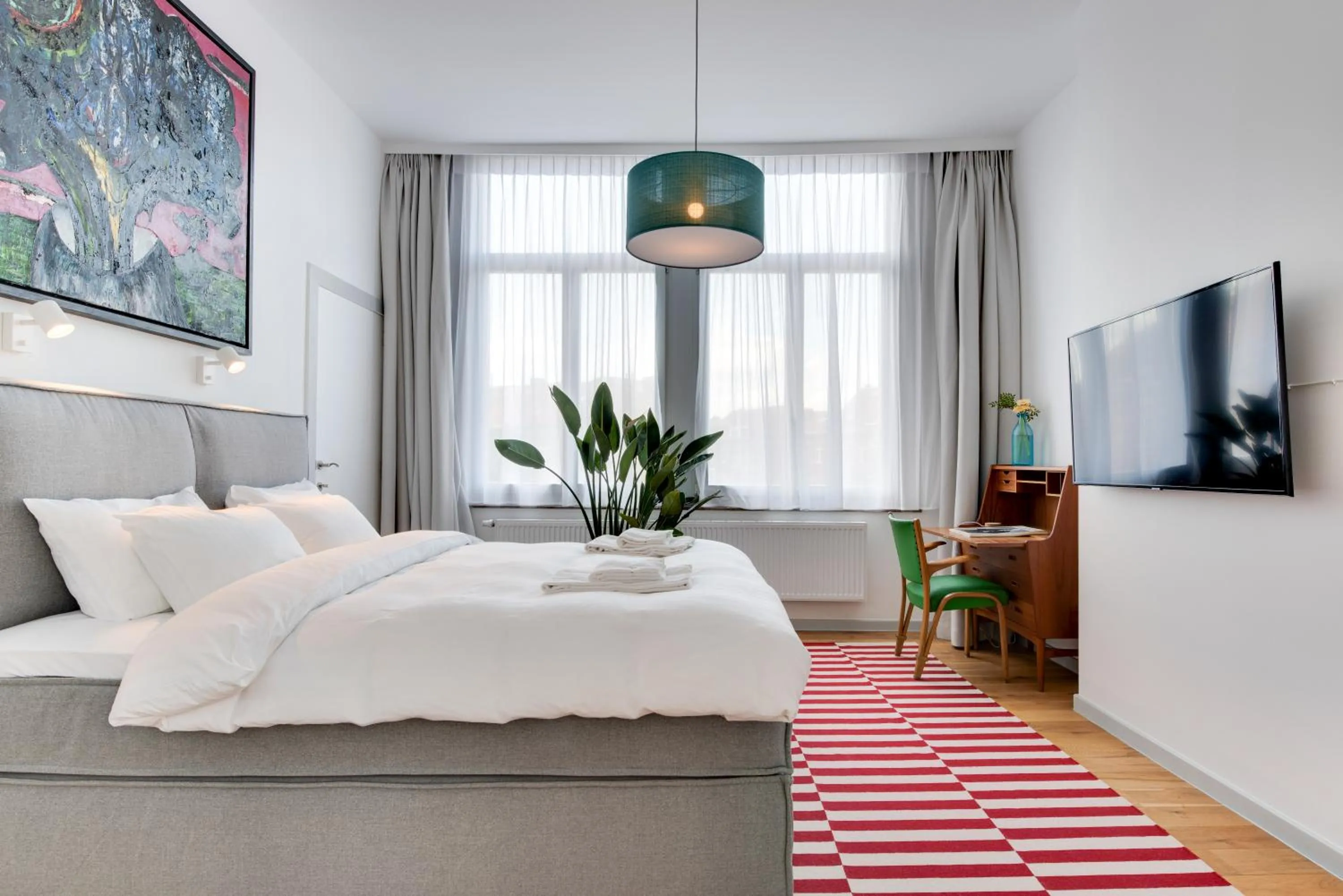 Bedroom, Bed in Newton Boutique Hotel Residences - Brussels EU Area