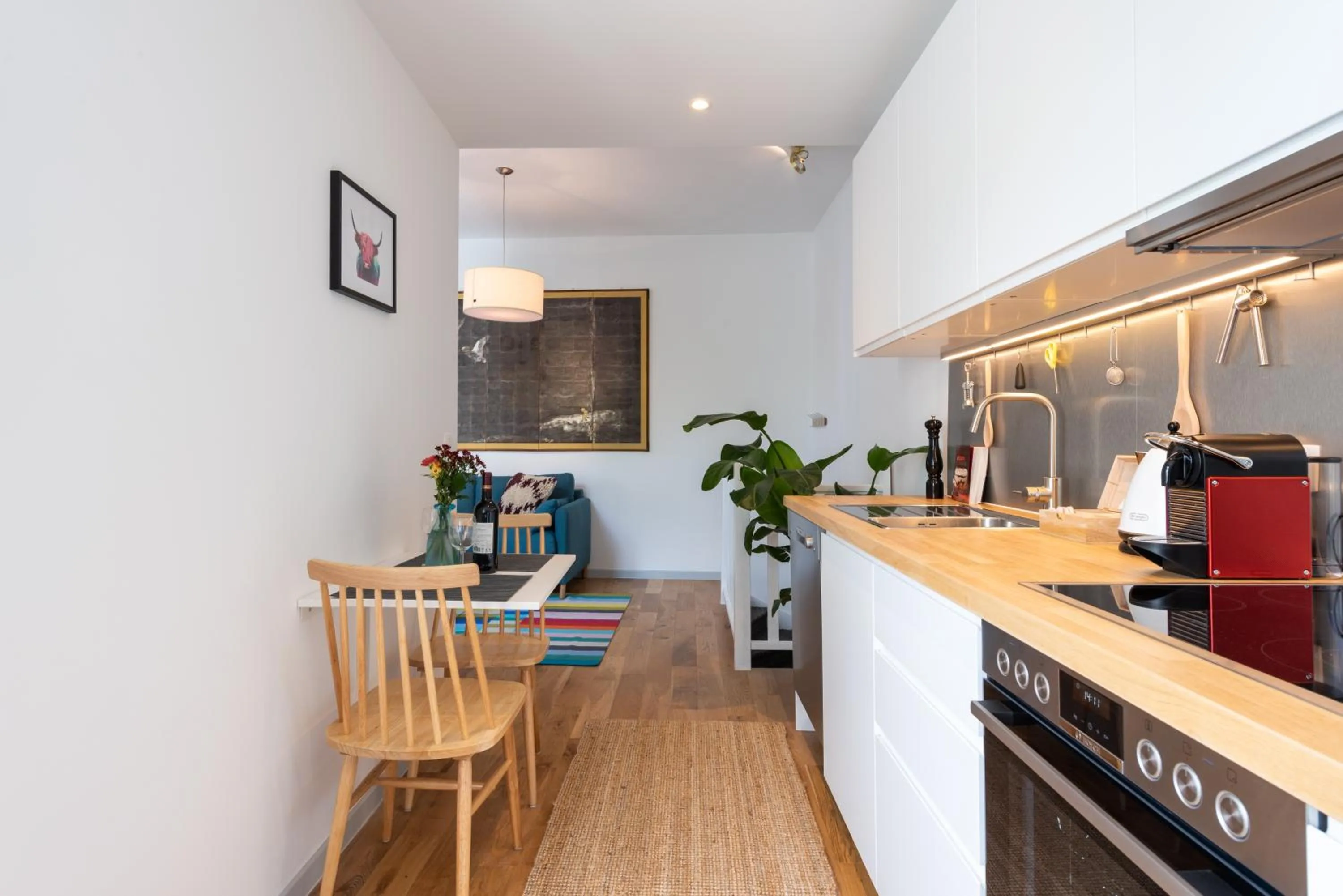 Kitchen or kitchenette in Newton Boutique Hotel Residences - Brussels EU Area
