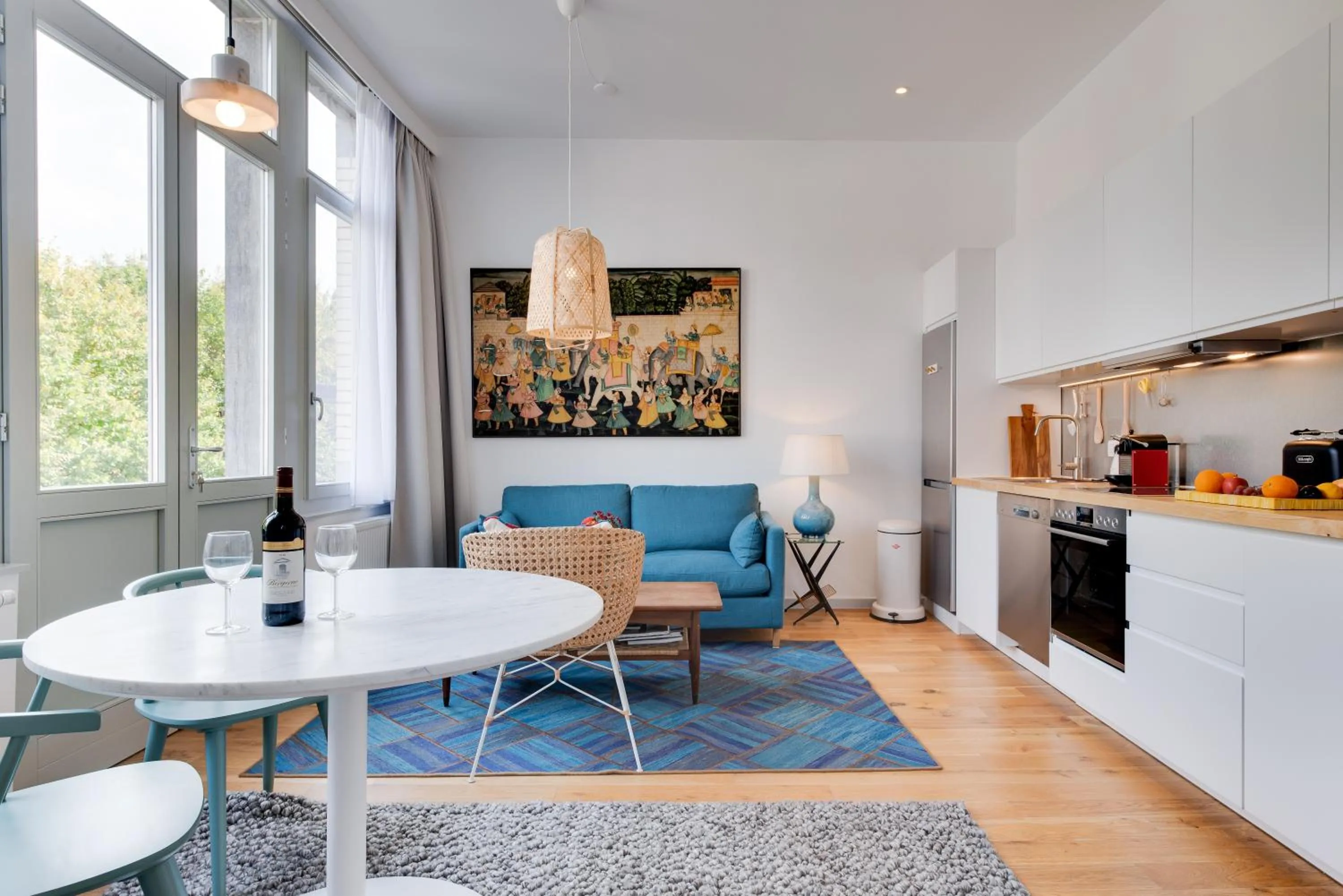 Kitchen or kitchenette in Newton Boutique Hotel Residences - Brussels EU Area