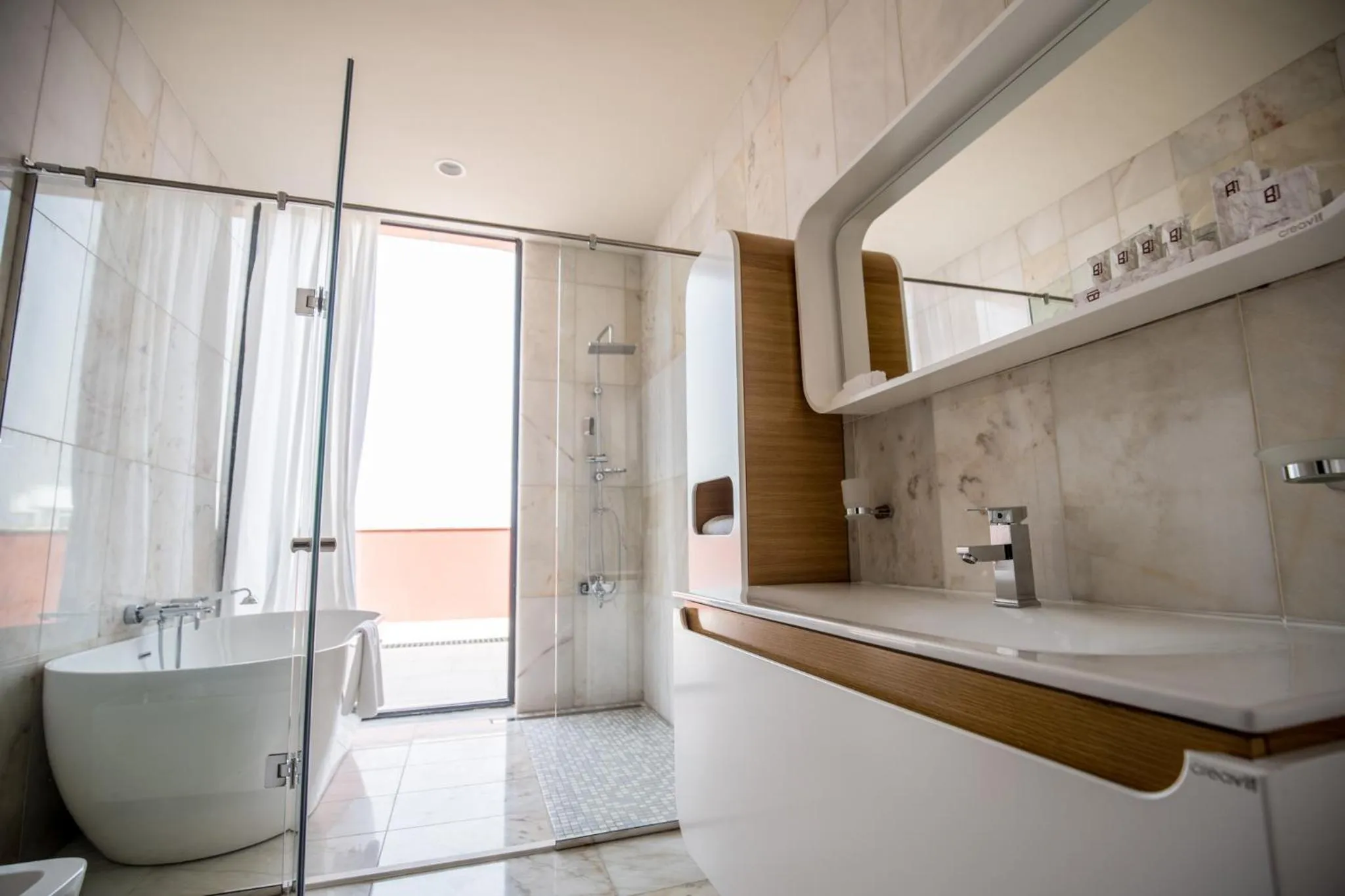 Bathroom in Bel Air Crest Hotel & Suites