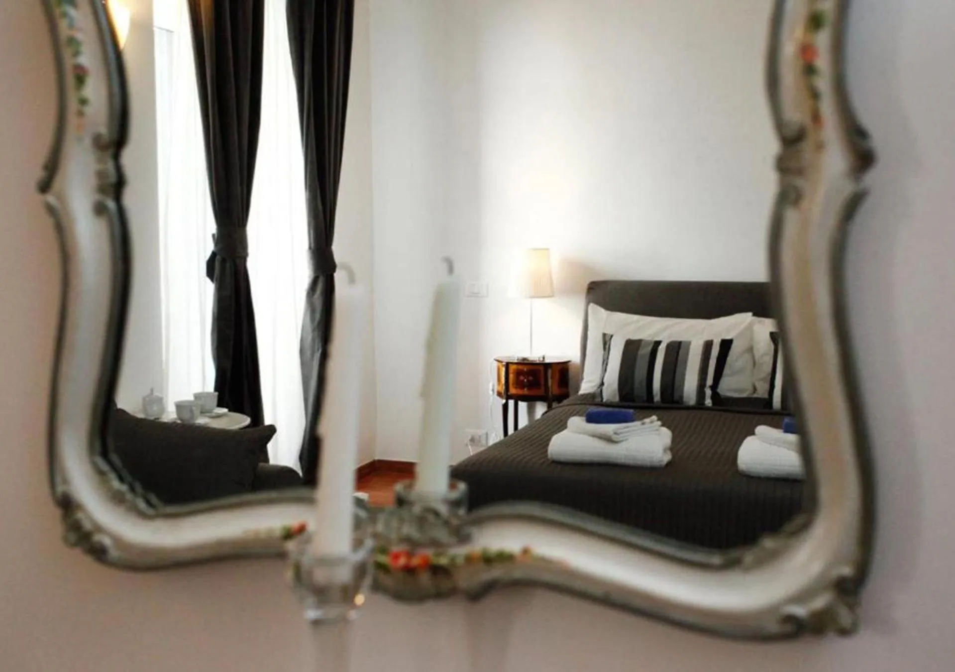 Decorative detail, Bed in Clemy In Rome