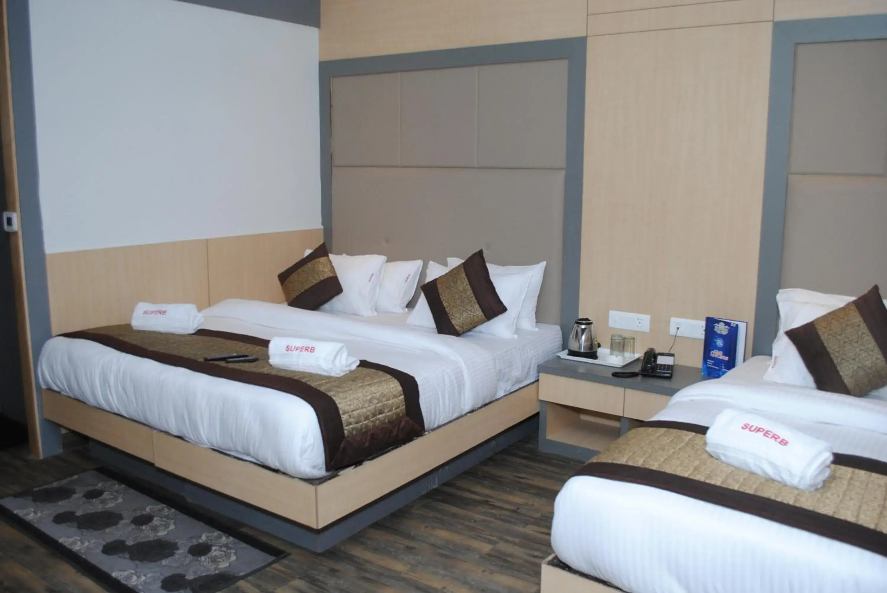 Photo of the whole room, Bed in Hotel Superb 5 Mins Walk From New Delhi Station Photo of the whole room, Bed in Hotel Superb 5 Mins Walk From New Delhi Station