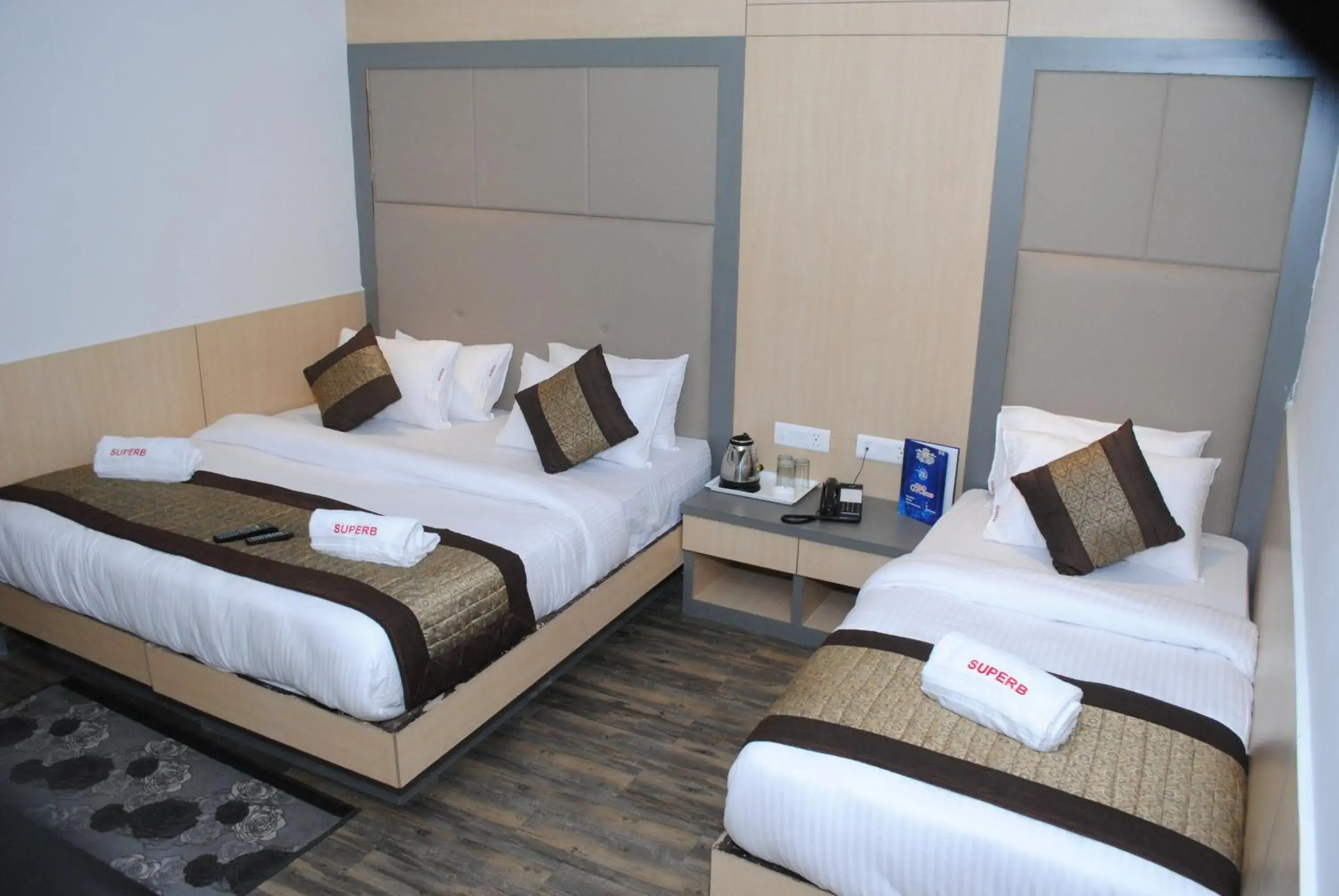 Bedroom, Bed in Hotel Superb 5 Mins Walk From New Delhi Station Bedroom, Bed in Hotel Superb 5 Mins Walk From New Delhi Station