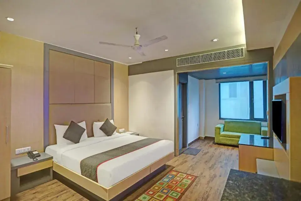Photo of the whole room, Bed in Hotel Superb 5 Mins Walk From New Delhi Station Photo of the whole room, Bed in Hotel Superb 5 Mins Walk From New Delhi Station
