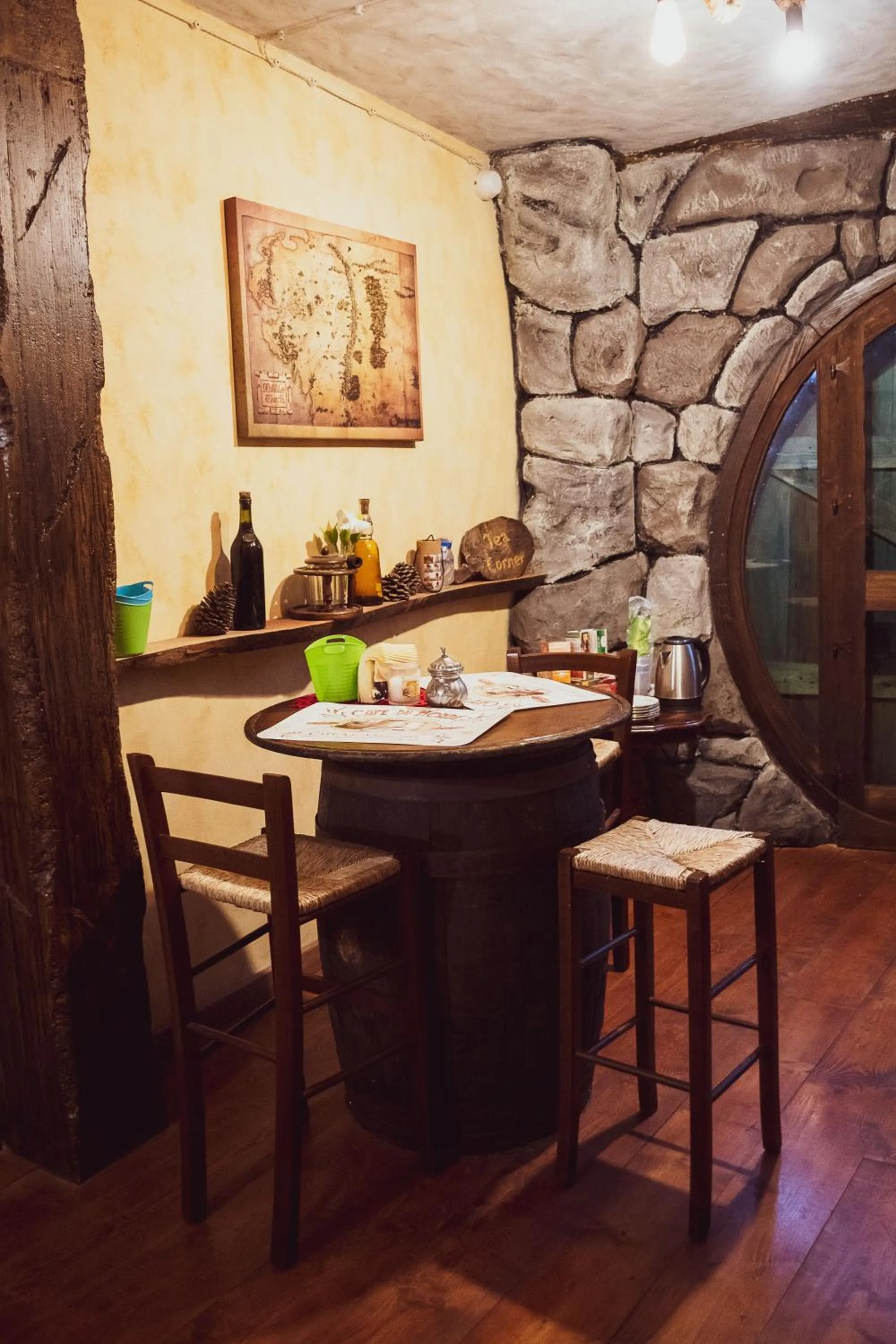 Seating area in B&B Pervinca