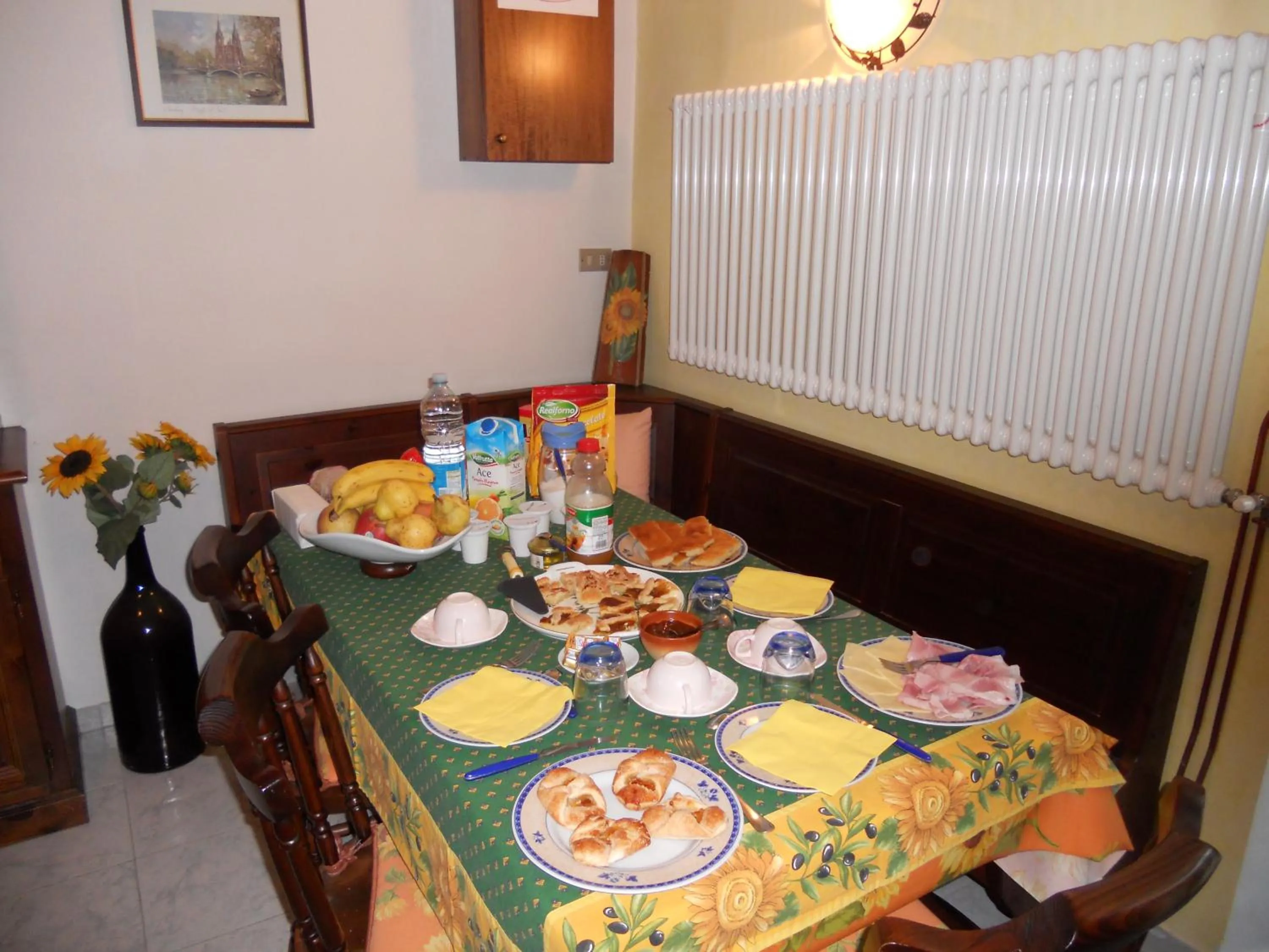 Food in B&B Pervinca