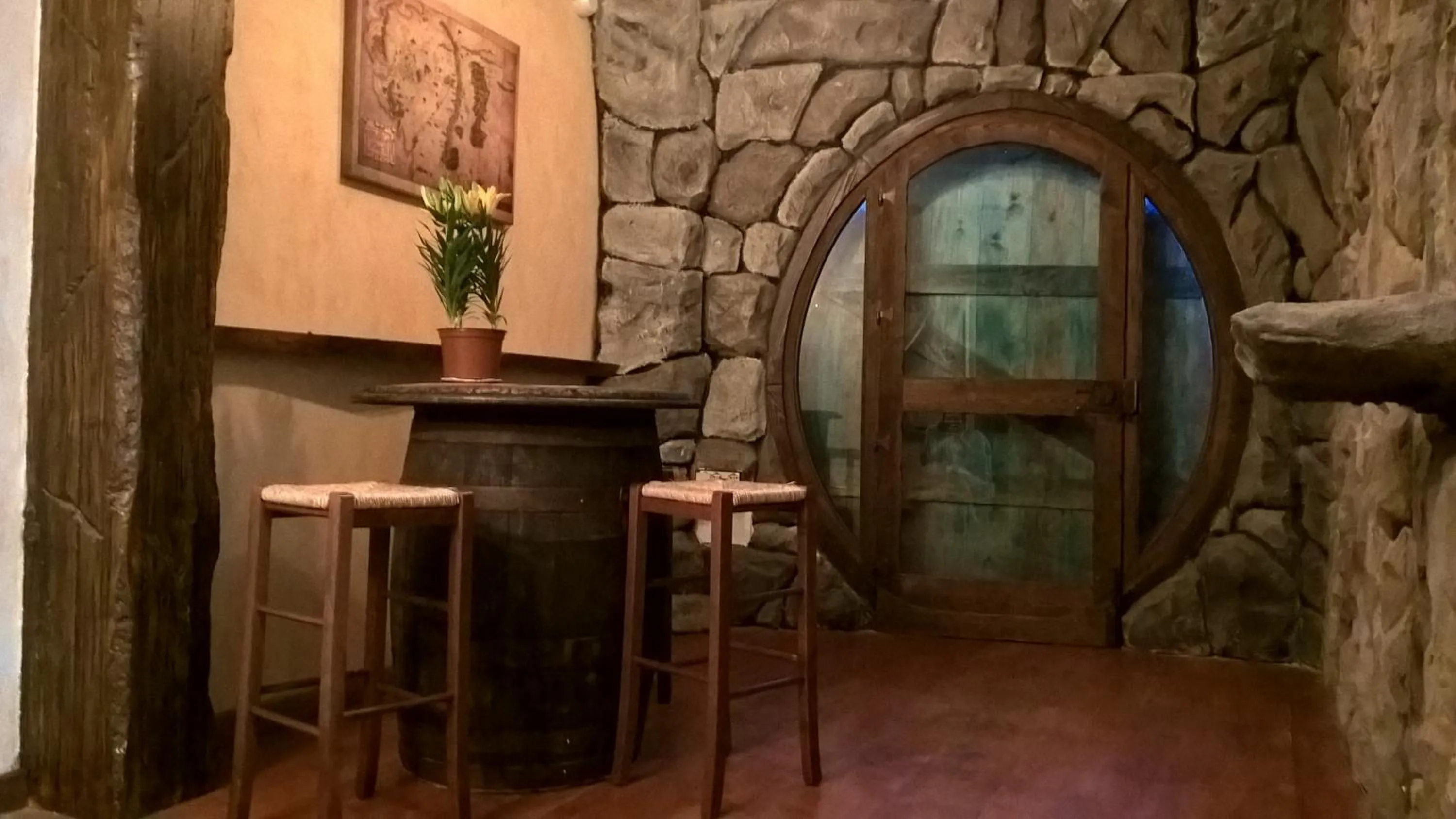 Dining area in B&B Pervinca