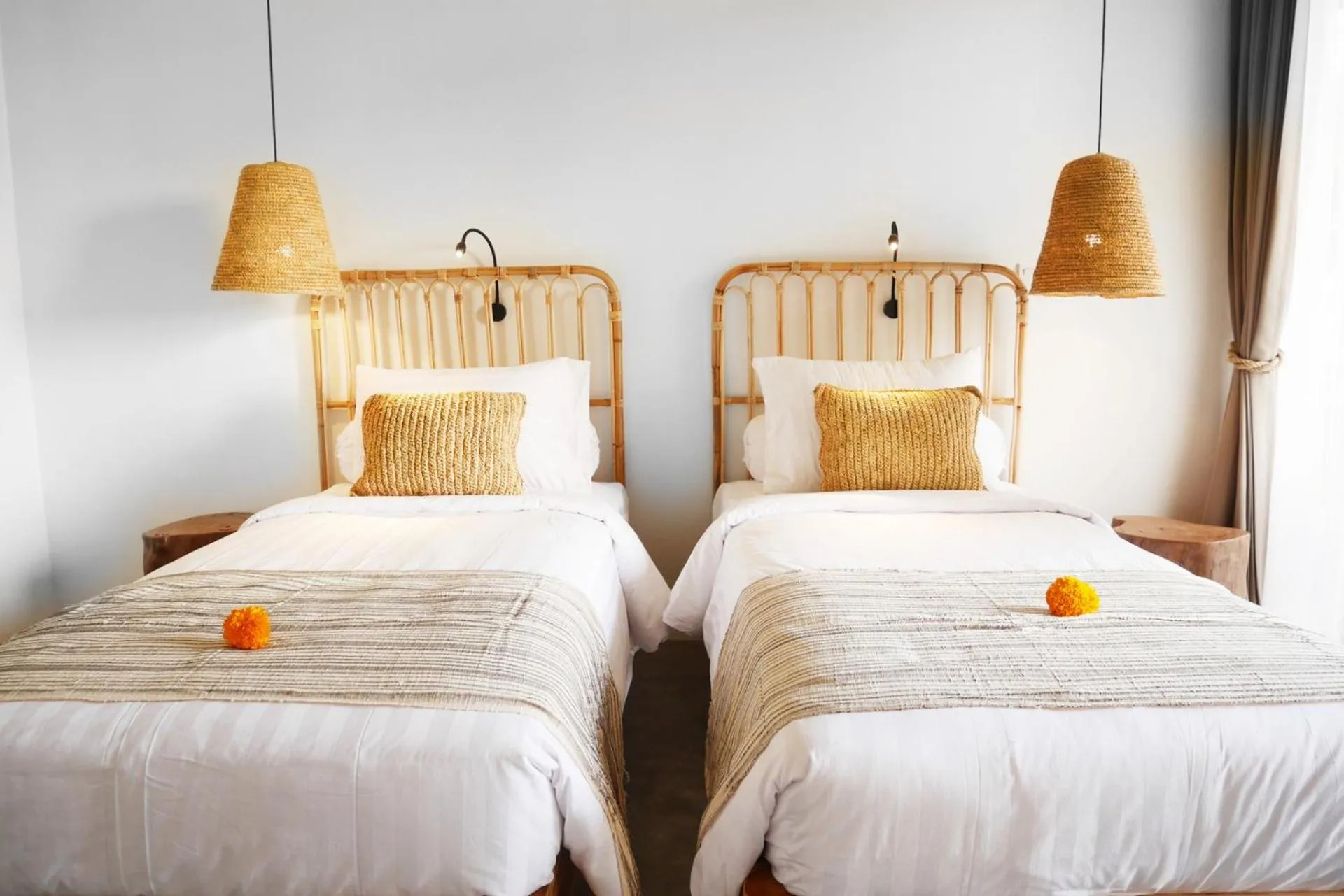 Bed in Amar Boutique Hotel