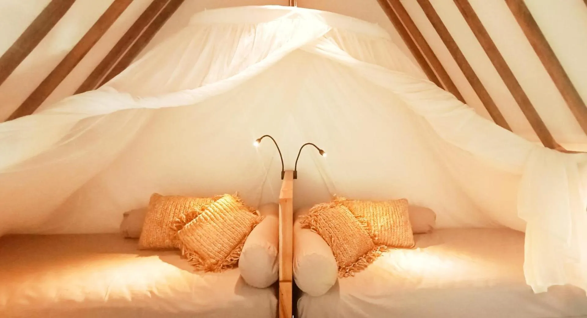 Bed in Amar Boutique Hotel