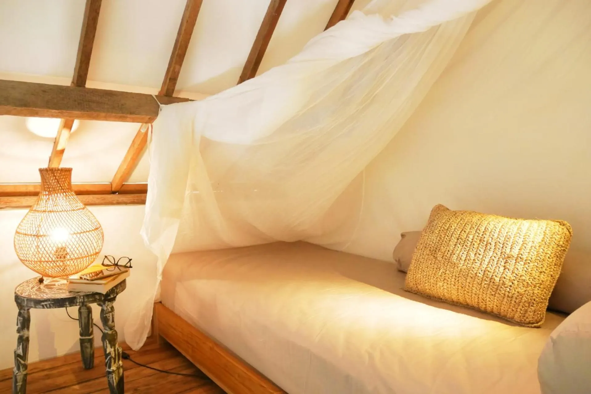 Bed in Amar Boutique Hotel