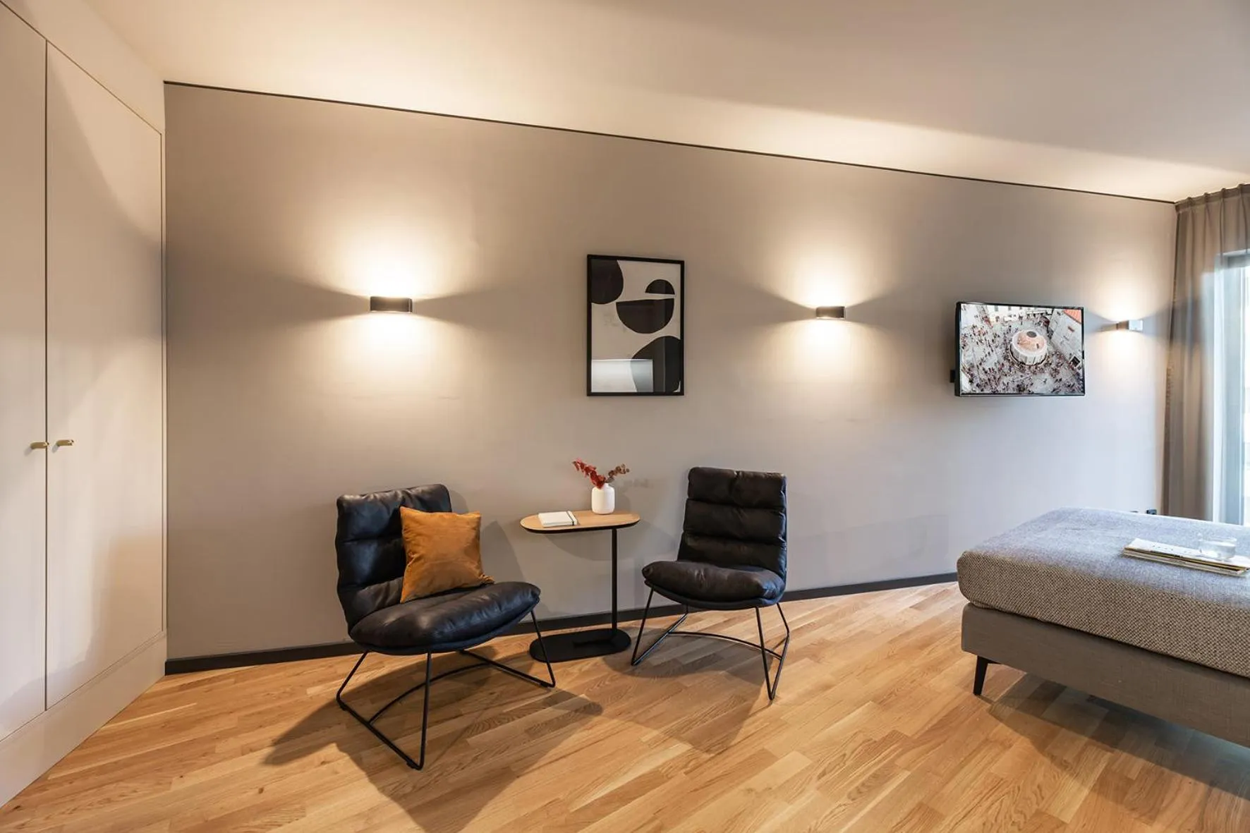 Living room in ipartment Frankfurt Airport