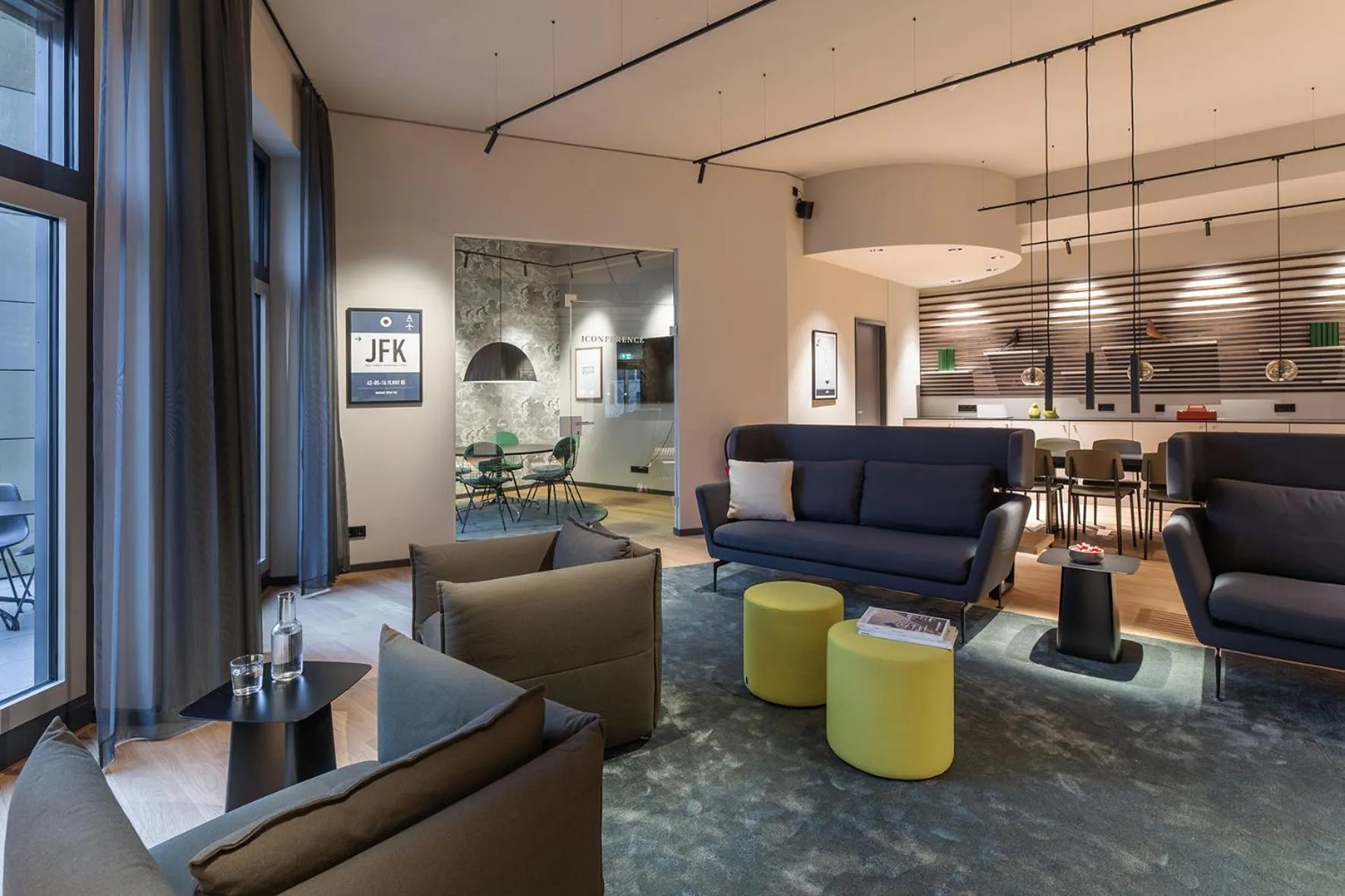 Lobby or reception in ipartment Frankfurt Airport