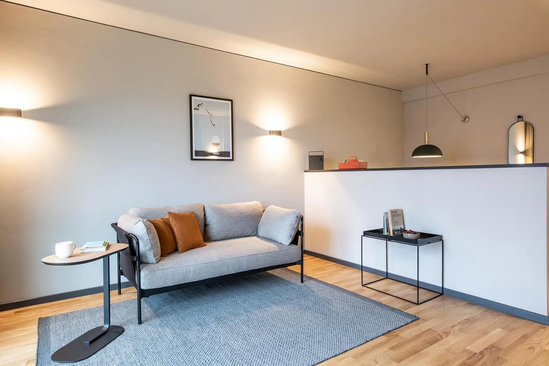 Living room in ipartment Frankfurt Airport