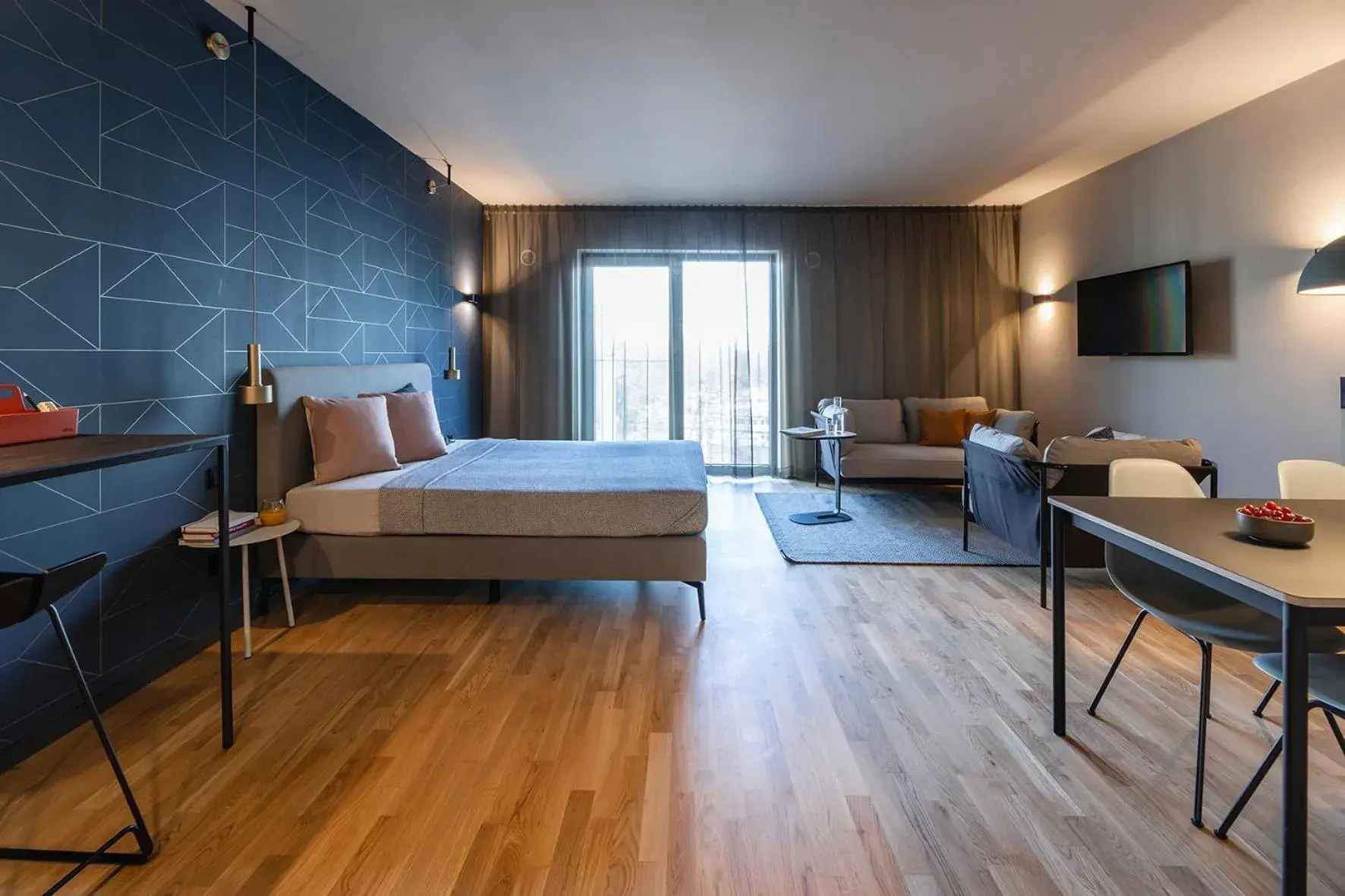 Photo of the whole room, Bed in ipartment Frankfurt Airport Photo of the whole room, Bed in ipartment Frankfurt Airport