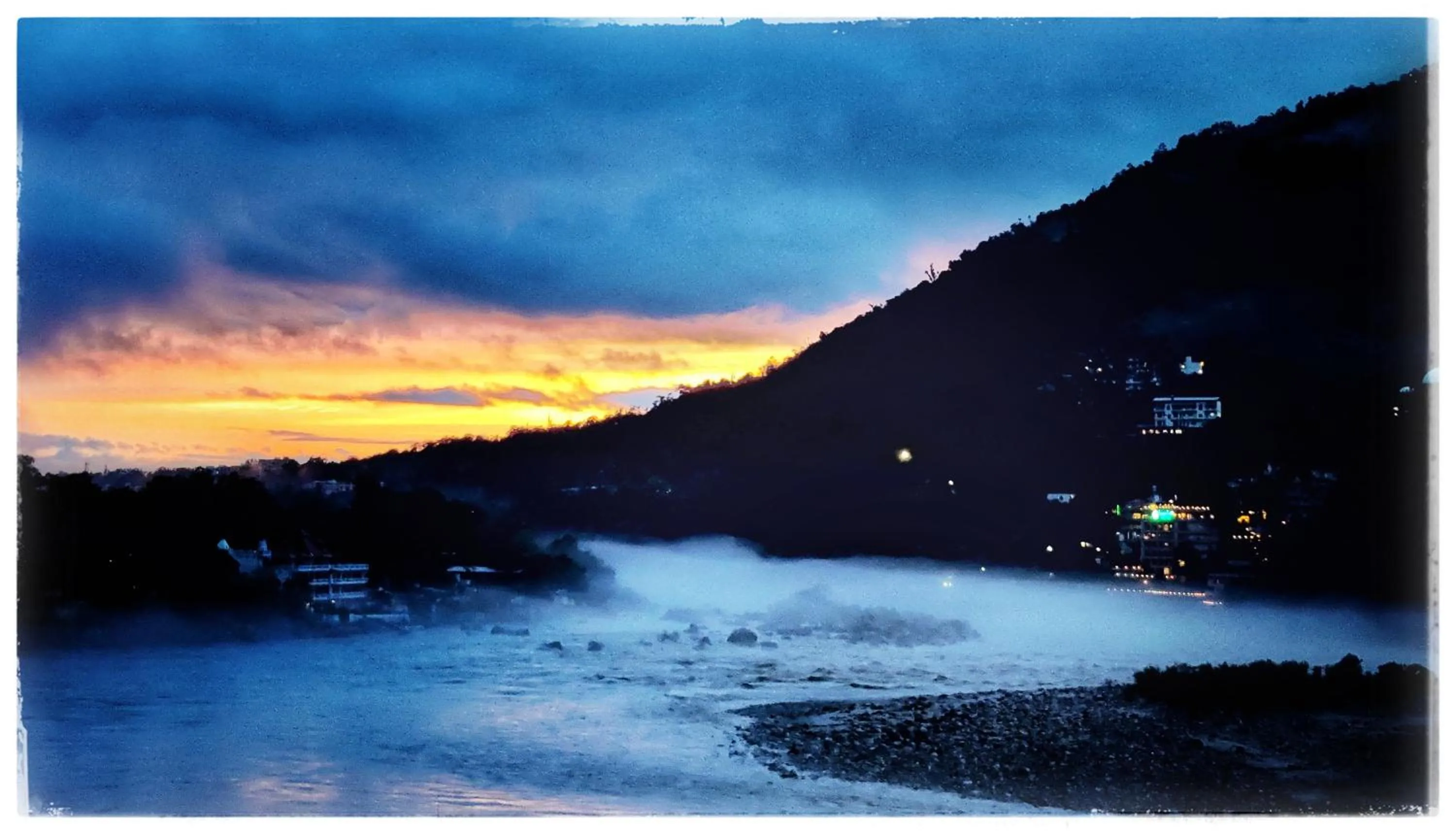 River view in Shri Ganga View Guest House