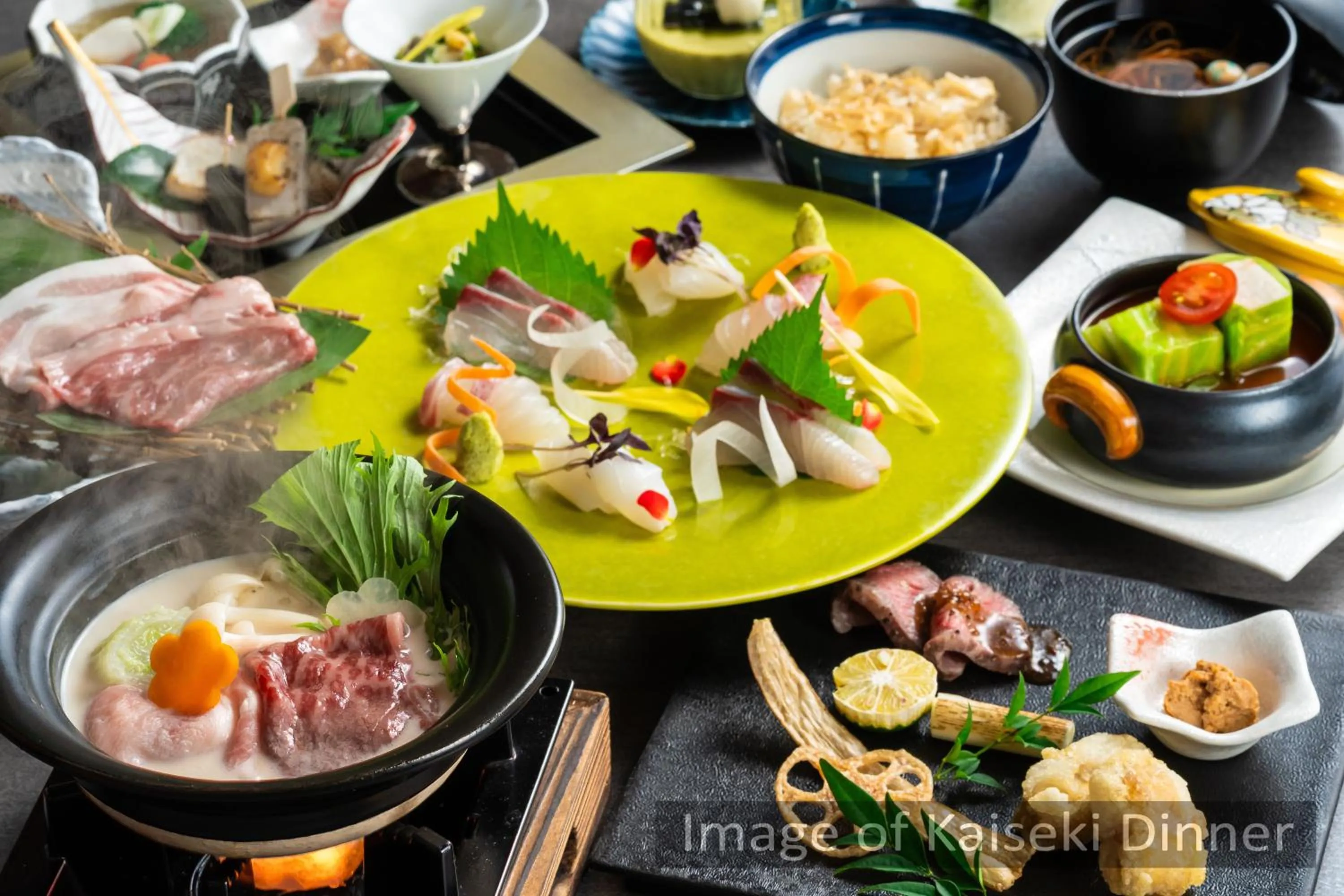 Food close-up in KAMENOI HOTEL Genkainada