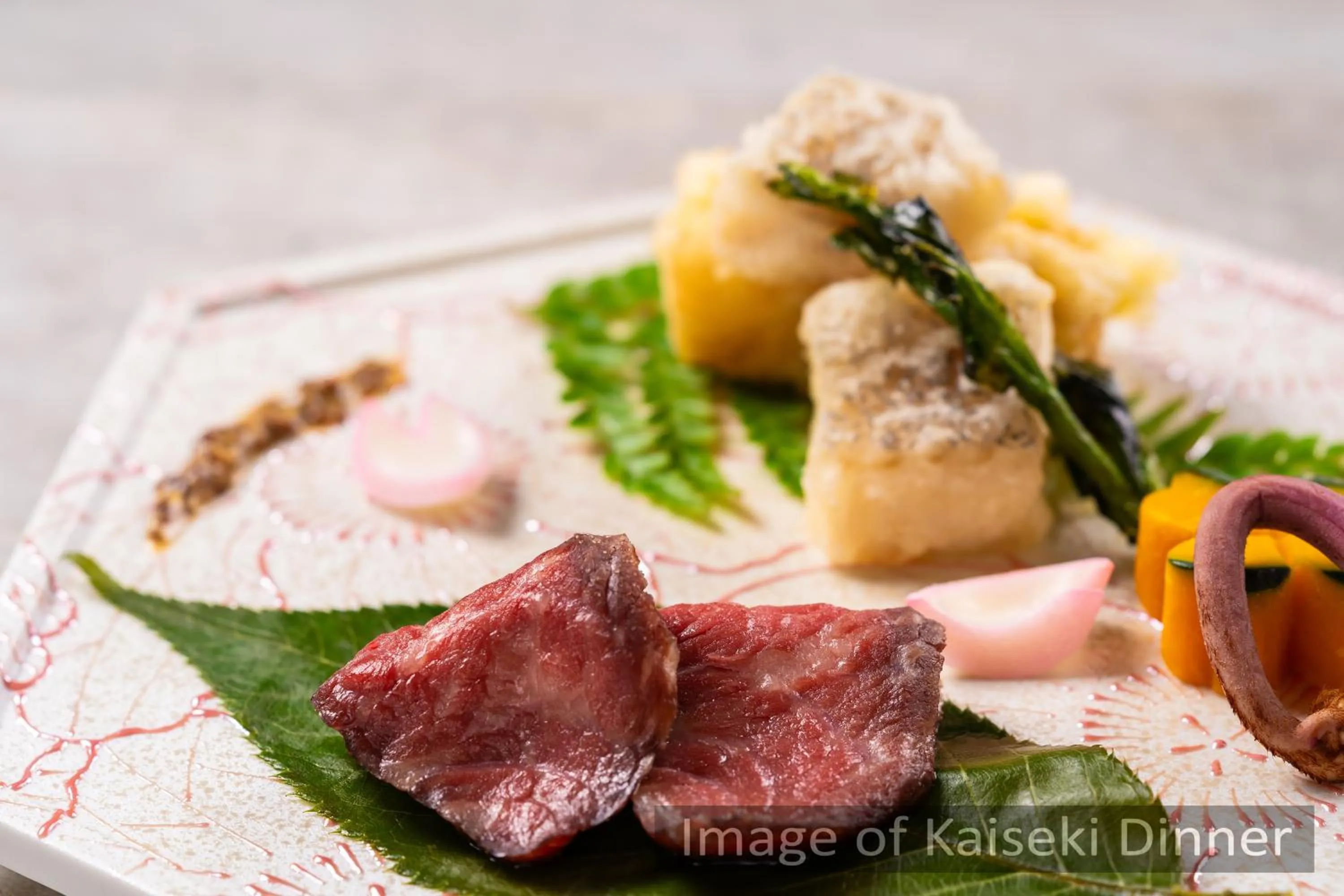 Food close-up in KAMENOI HOTEL Genkainada