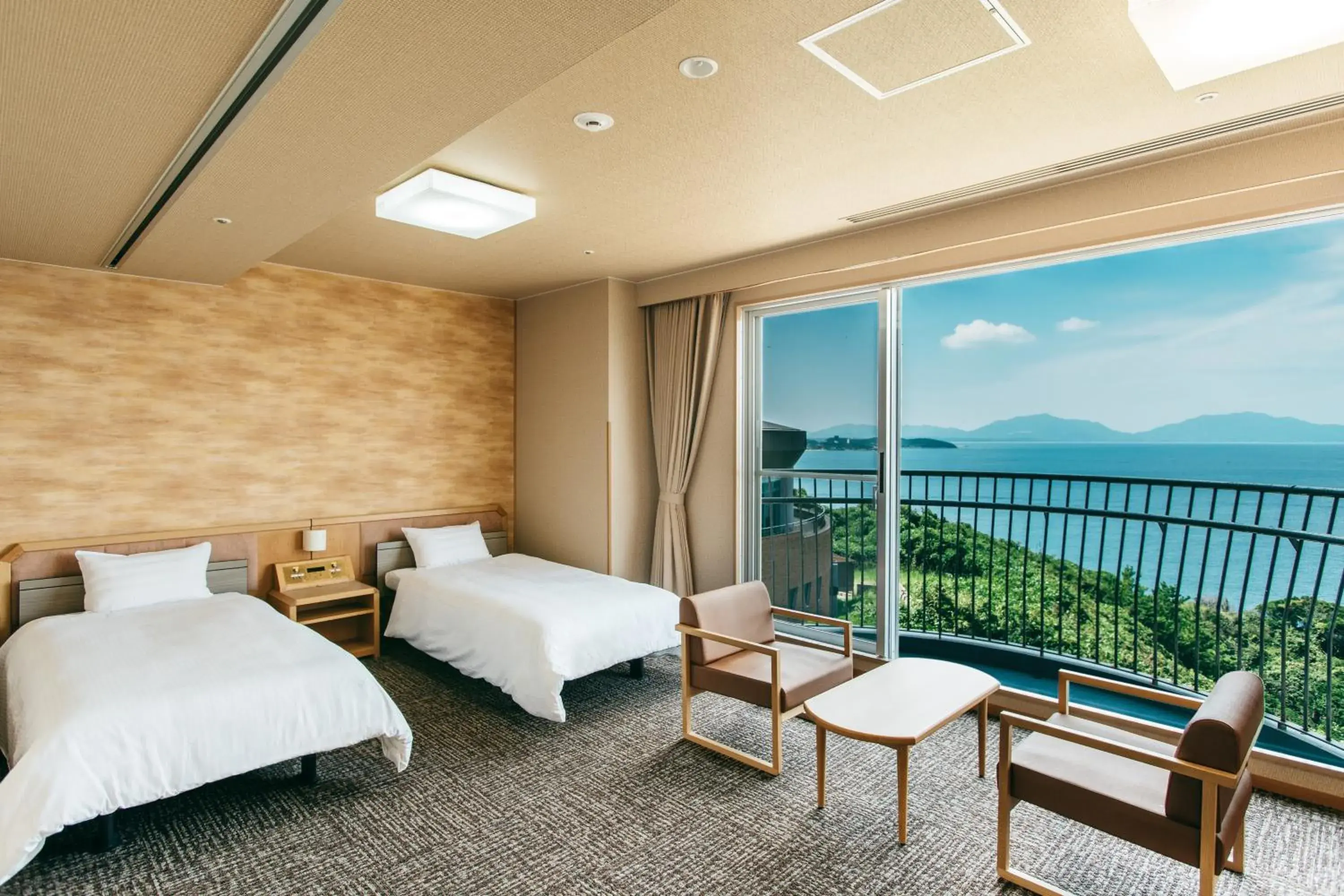 Photo of the whole room, Bed in KAMENOI HOTEL Genkainada Photo of the whole room, Bed in KAMENOI HOTEL Genkainada