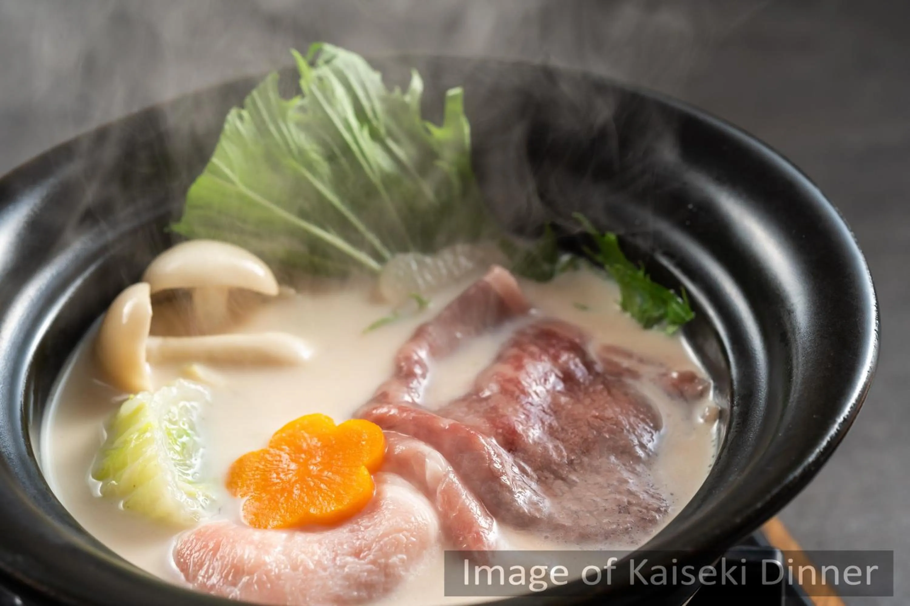 Food close-up in KAMENOI HOTEL Genkainada
