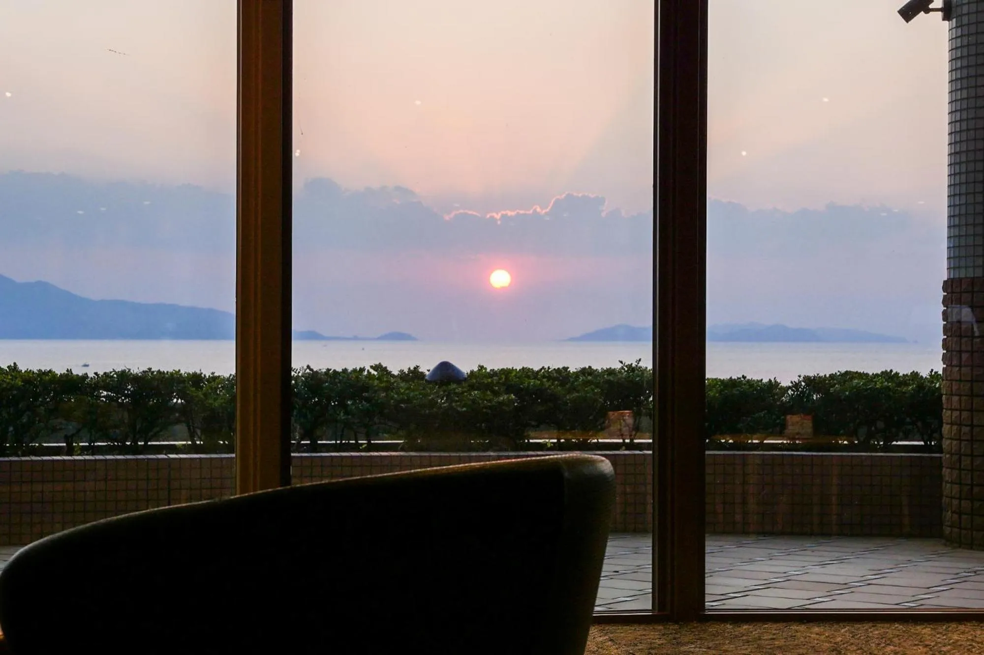 Balcony/Terrace in KAMENOI HOTEL Genkainada