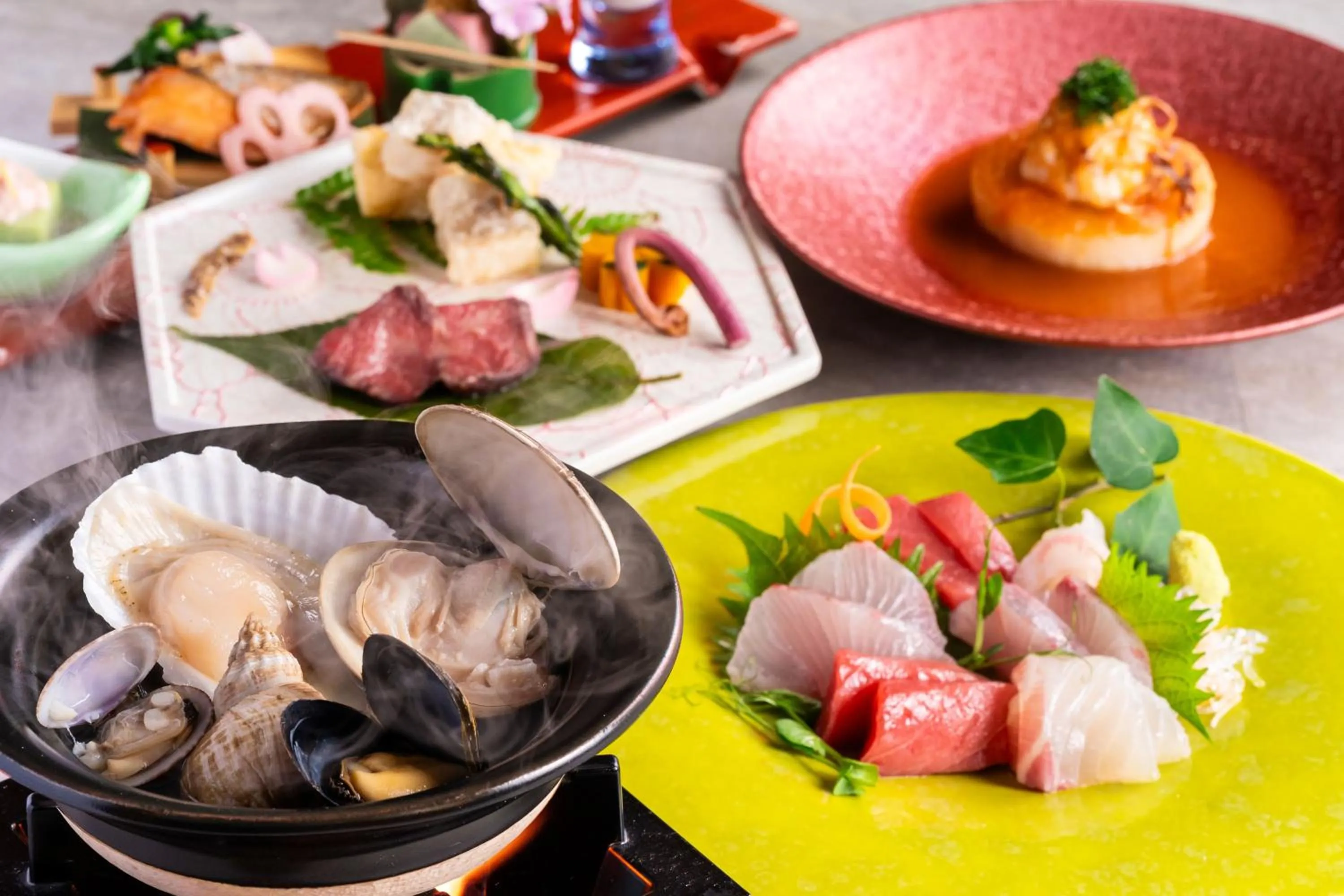 Dinner in KAMENOI HOTEL Genkainada