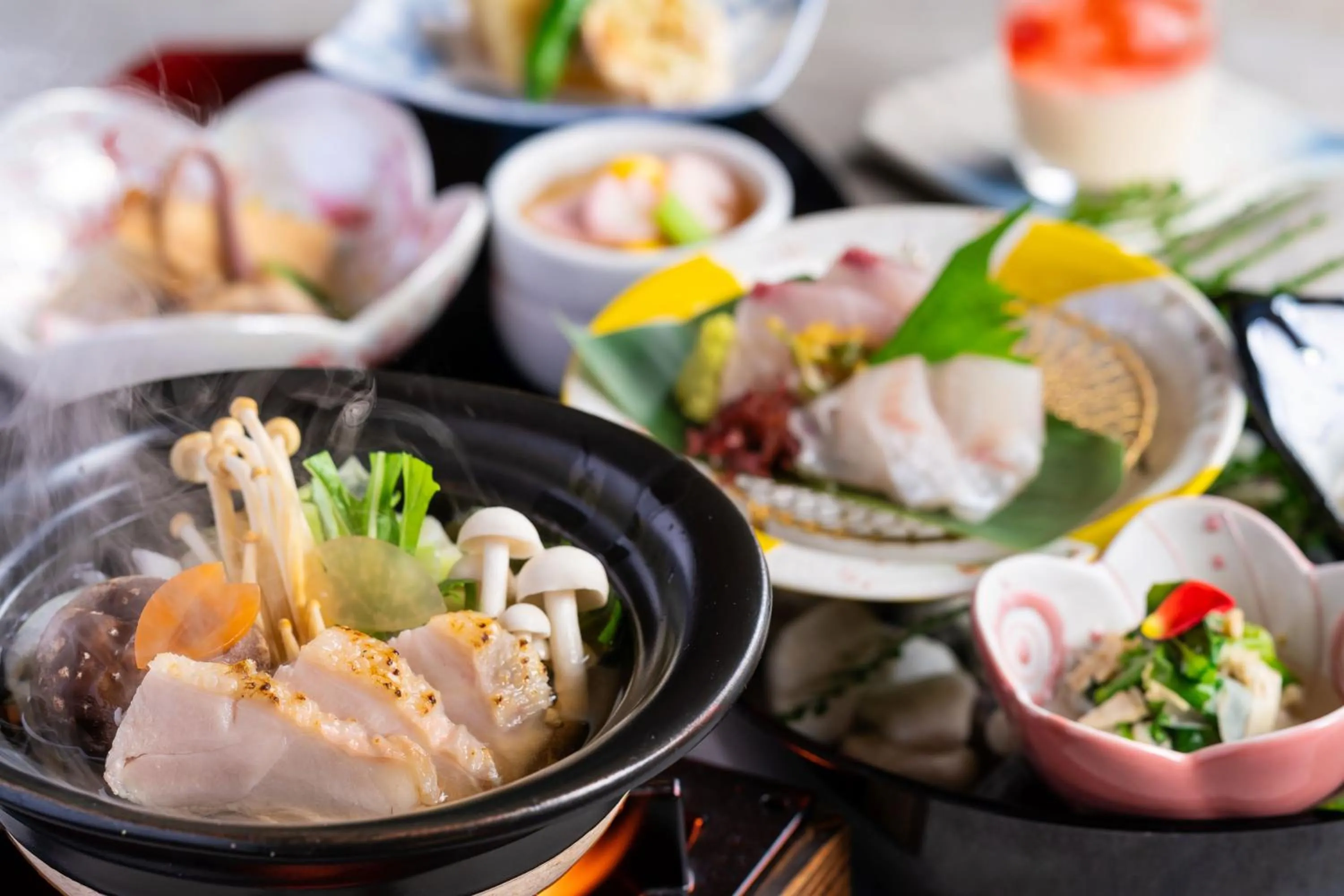 Dinner in KAMENOI HOTEL Genkainada