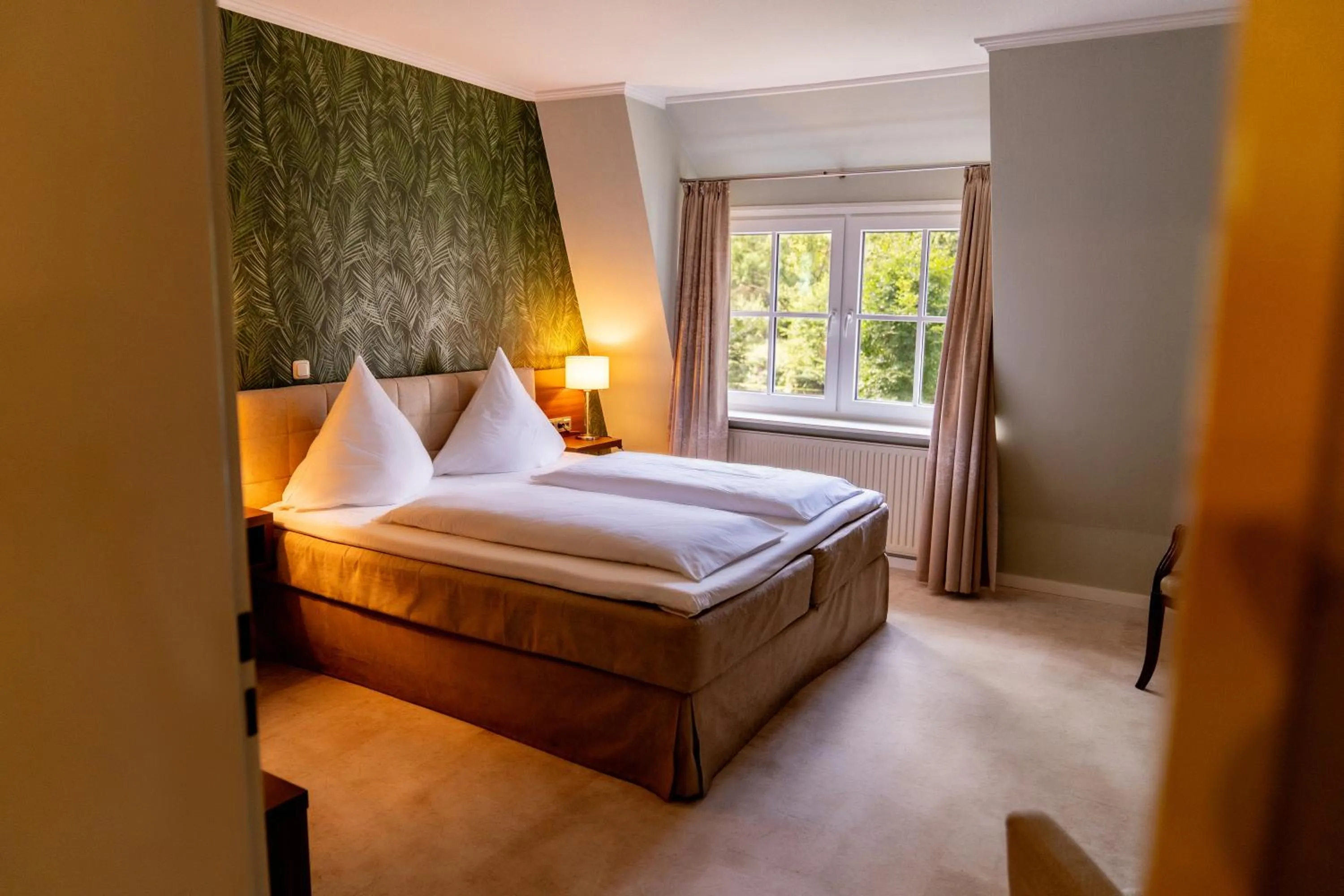 Photo of the whole room, Bed in Forsthaus Seebergen