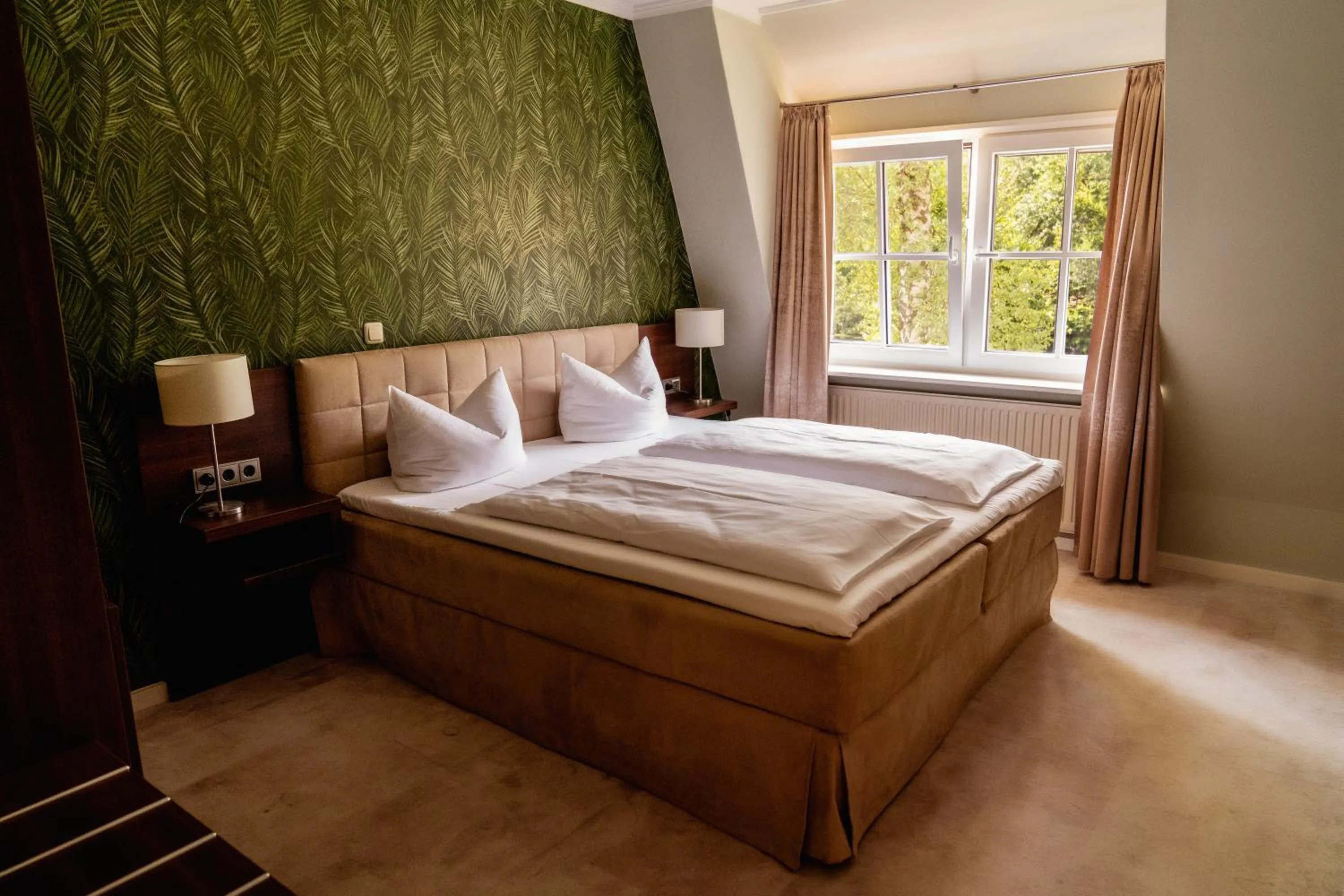 Photo of the whole room, Bed in Forsthaus Seebergen