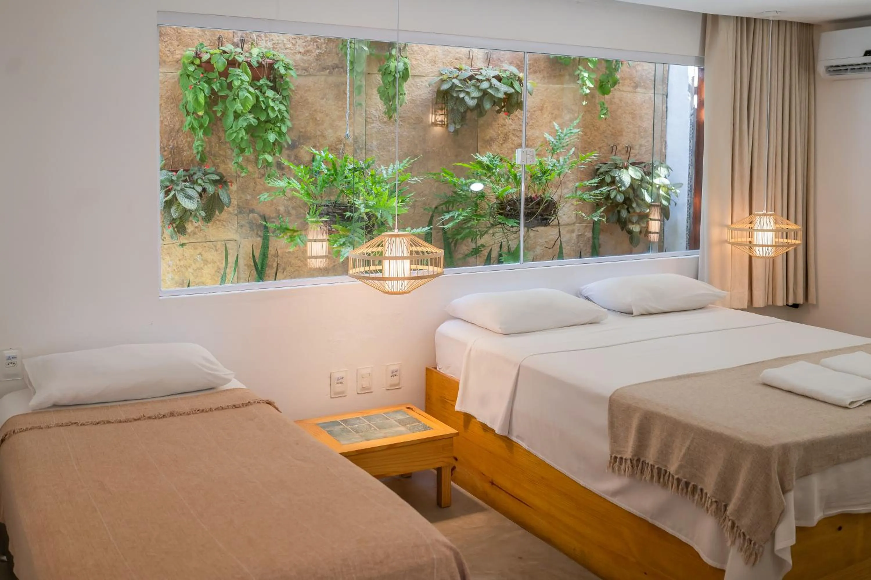 Bed in Pousada Chez Toi