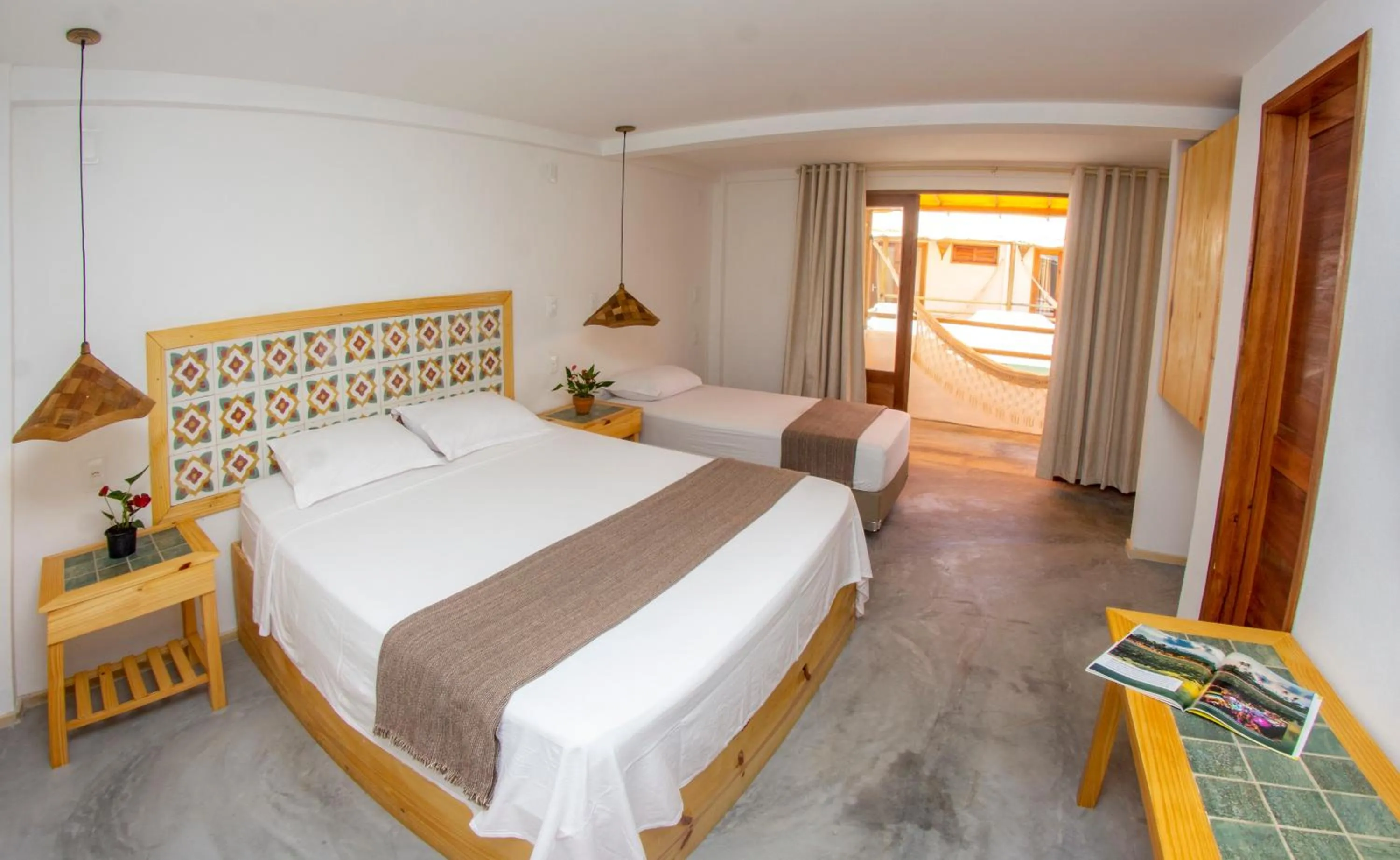 Bed in Pousada Chez Toi