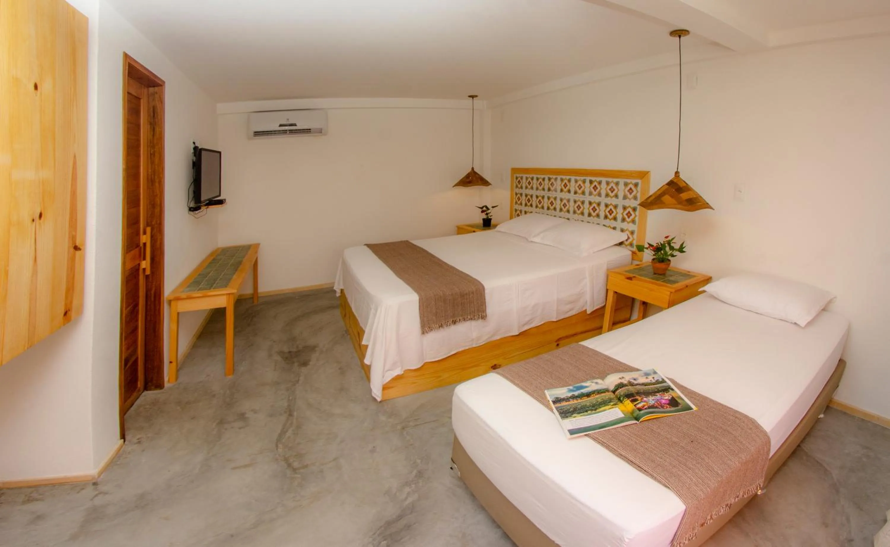 Bed in Pousada Chez Toi