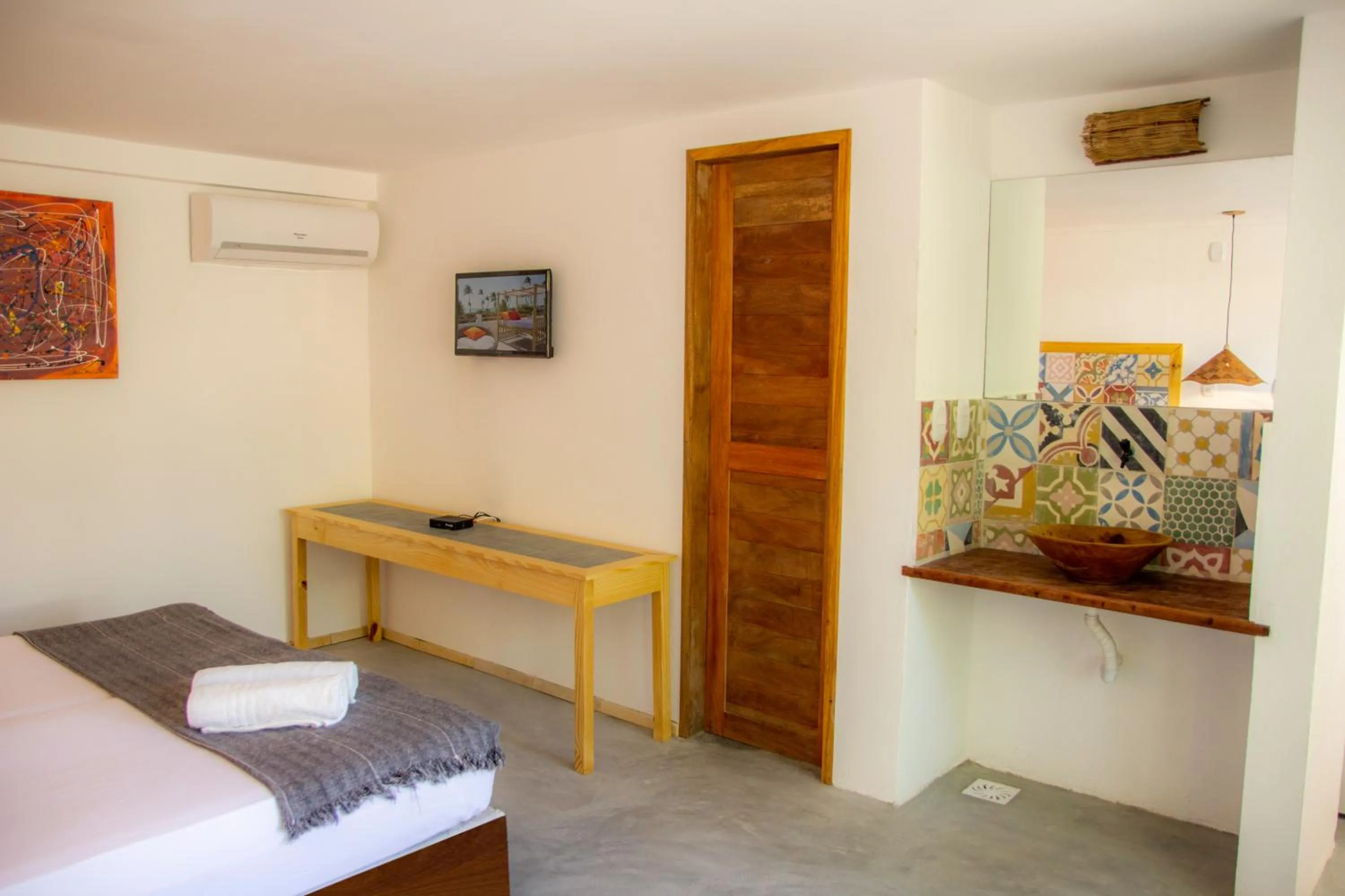 Bed in Pousada Chez Toi