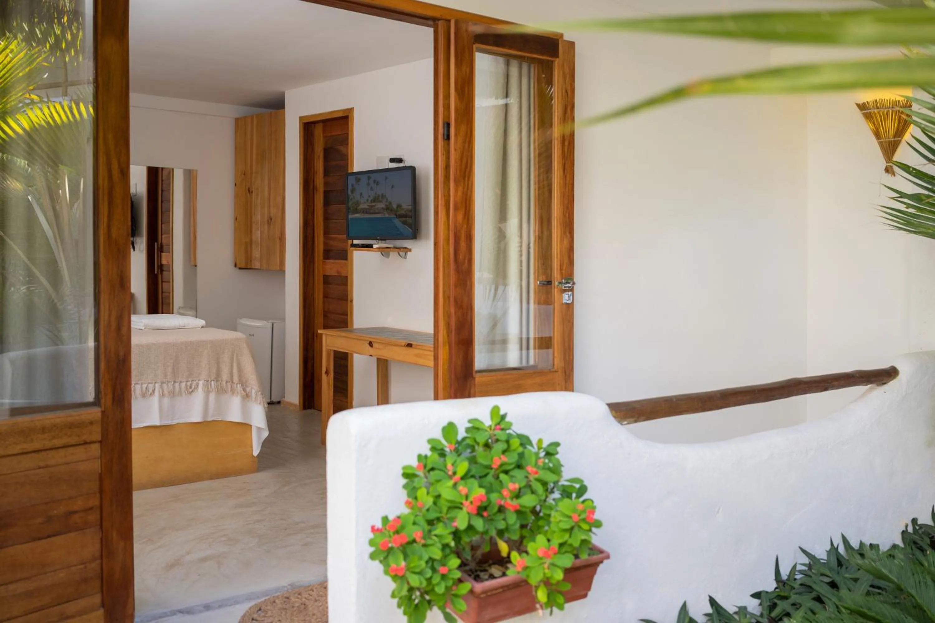 Bed in Pousada Chez Toi