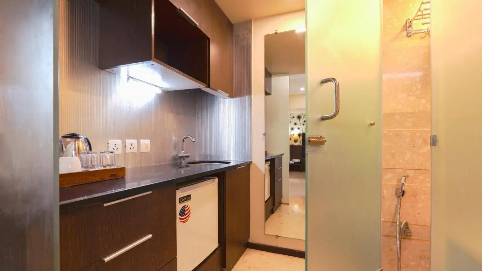 Bathroom in Magnus Star Residency Koregaon Park Annexe Bathroom in Magnus Star Residency Koregaon Park Annexe