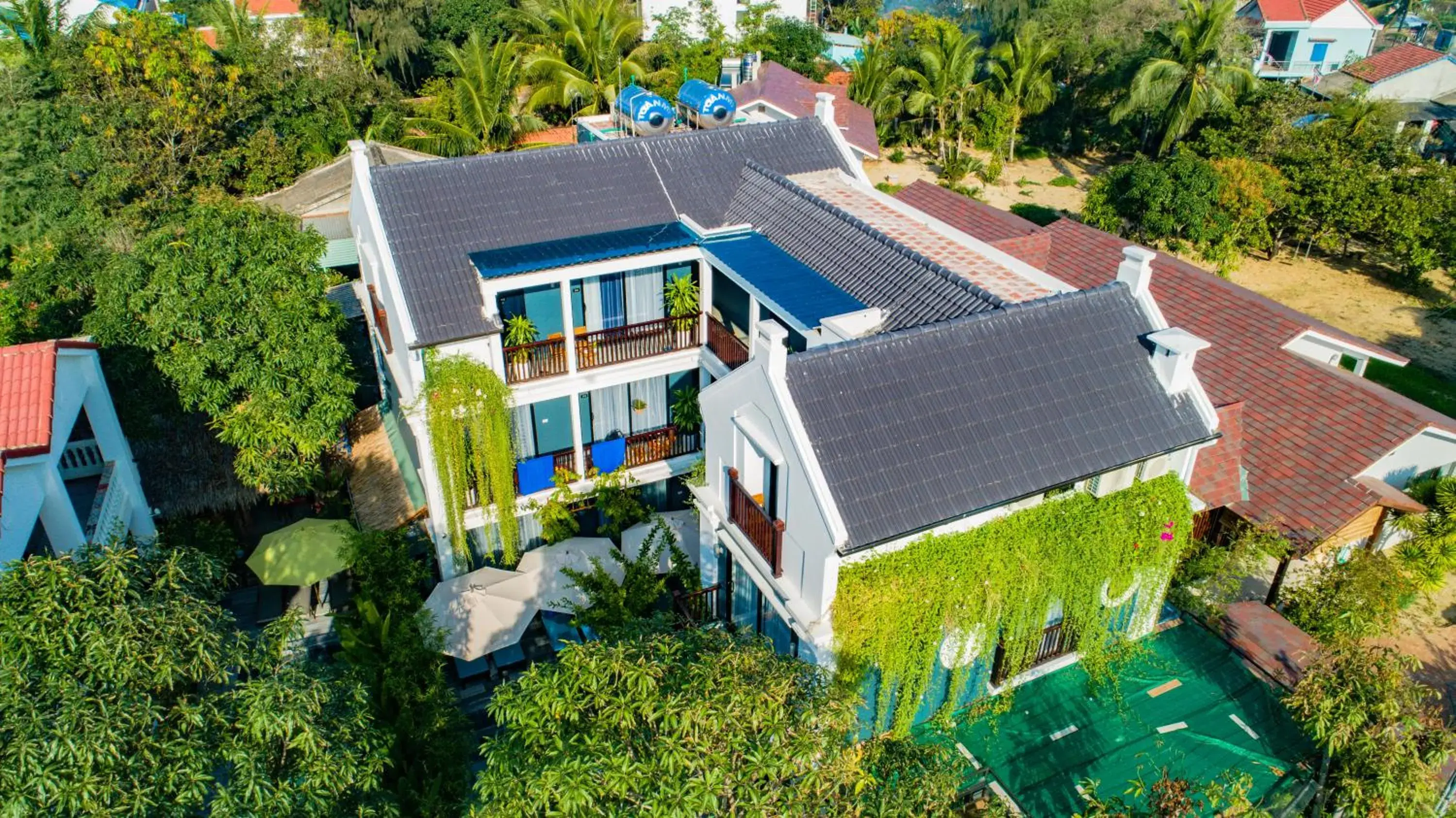 Bird's eye view in Daisy An Bang Villa Bird's eye view in Daisy An Bang Villa