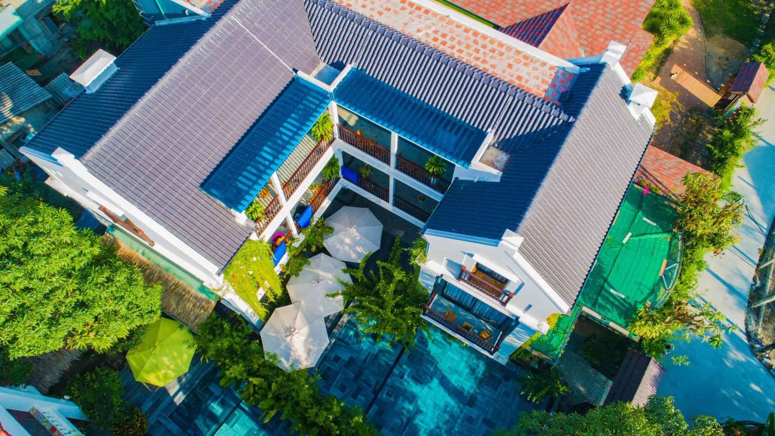 Pool view in Daisy An Bang Villa Pool view in Daisy An Bang Villa