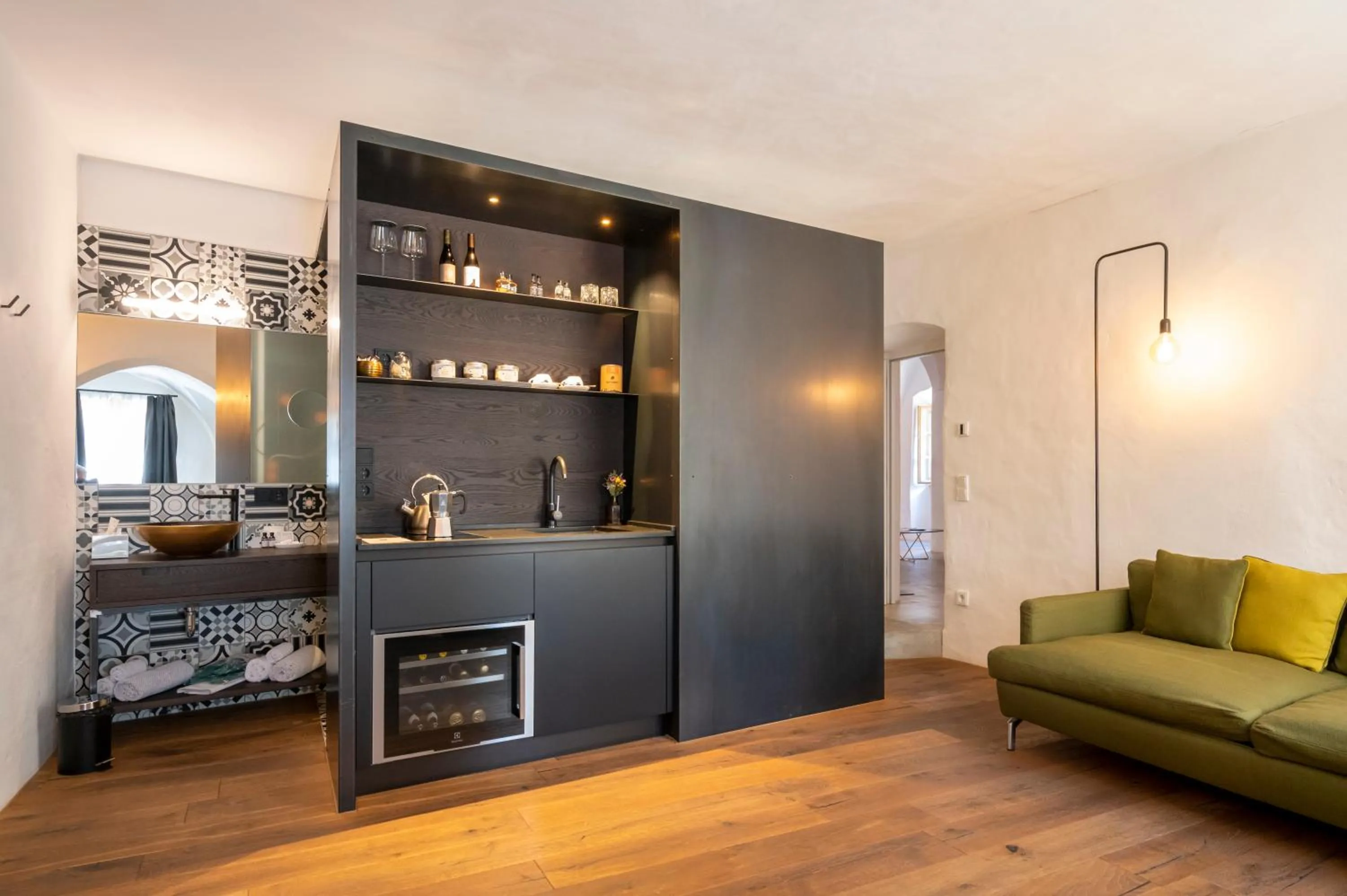 Bathroom in flurin Suites