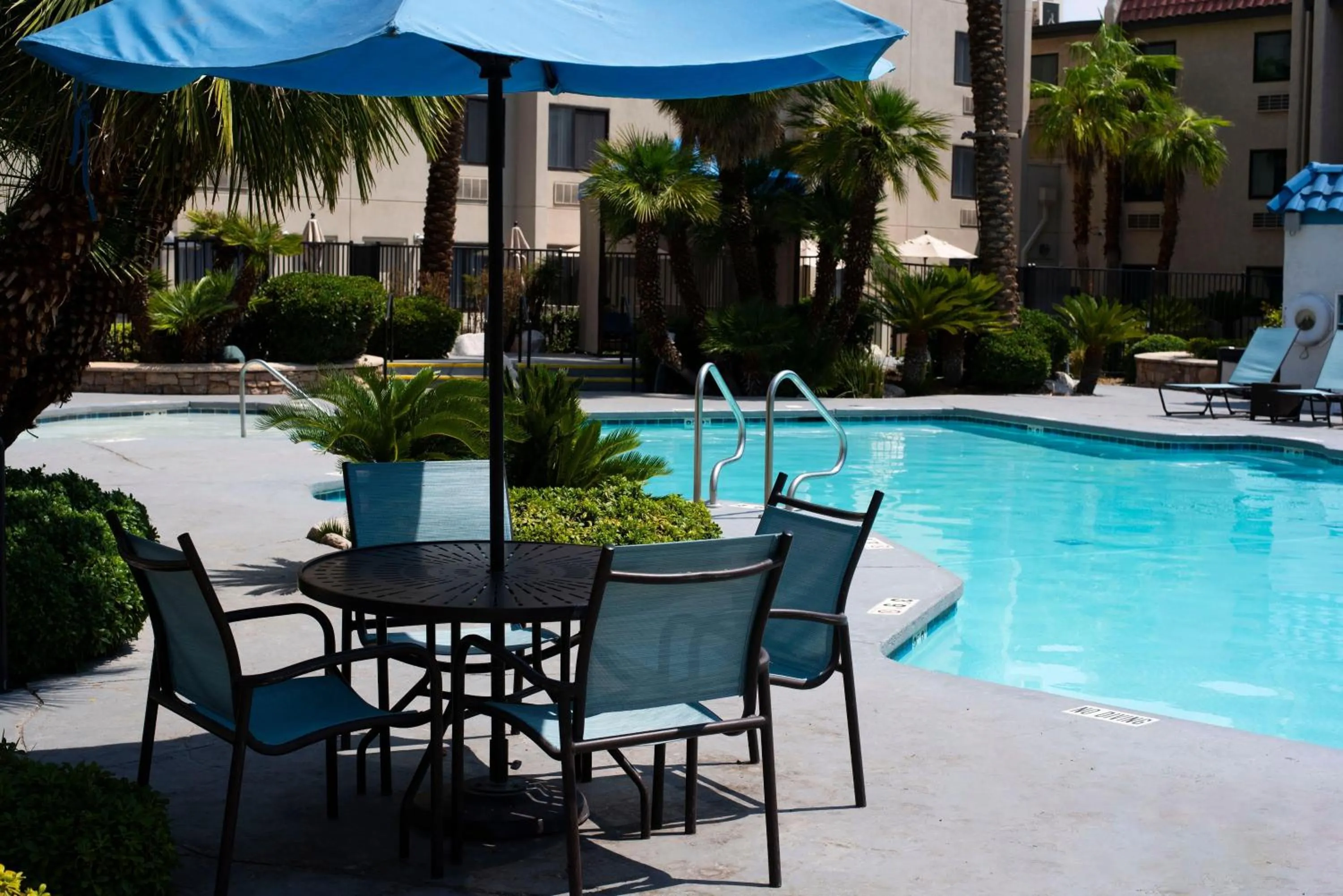 Pool view in Silver Sevens Hotel and Casino, a Wyndham Garden