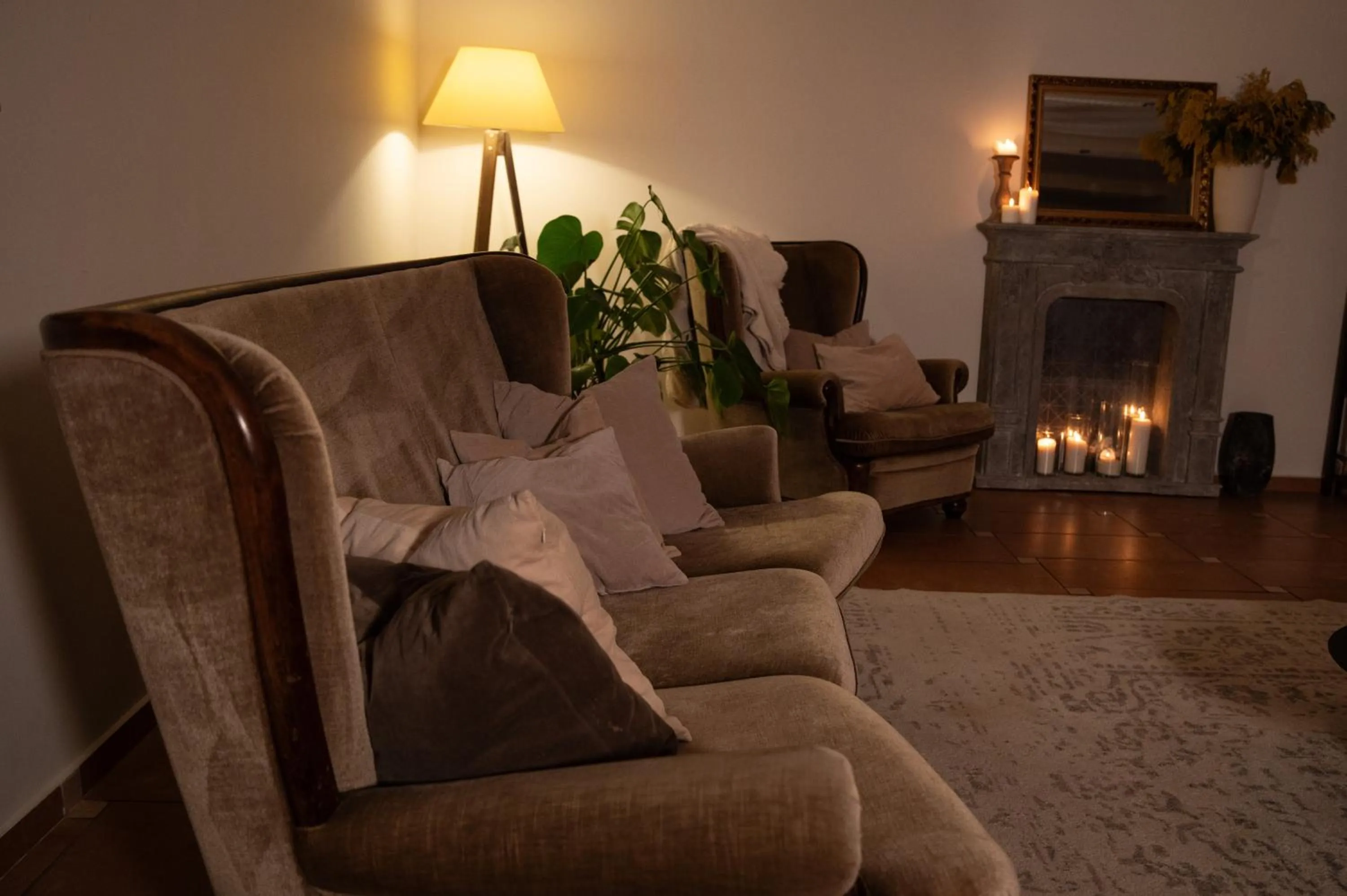 Communal lounge/ TV room in Pensjonat Zakątek