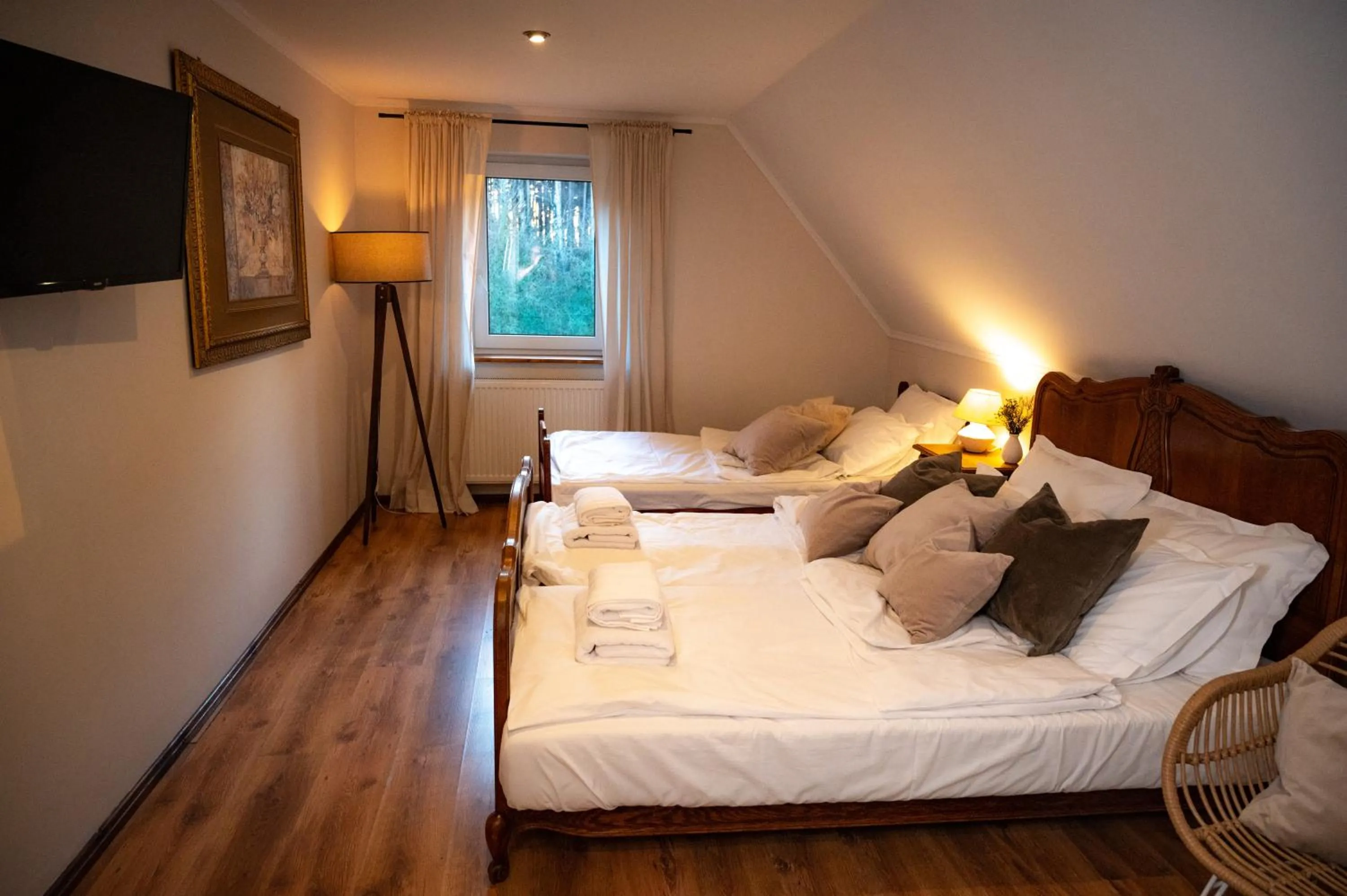 Bed in Pensjonat Zakątek