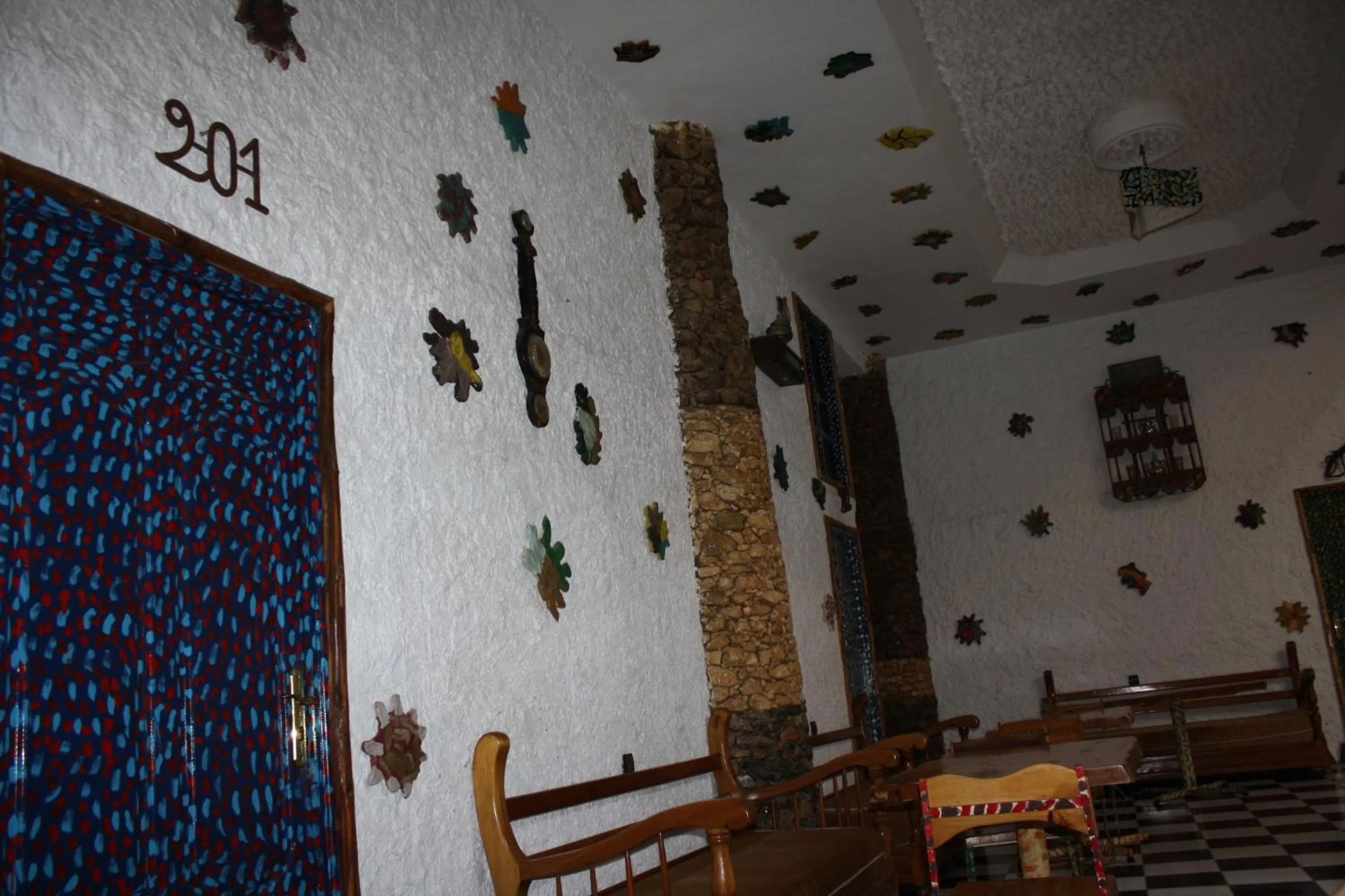 Inner courtyard view in Hotel Leonor