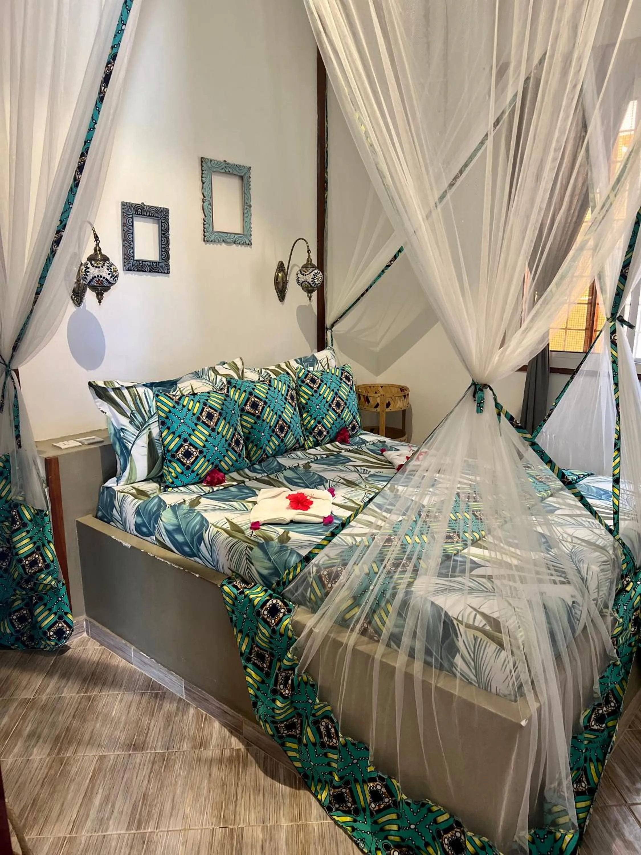 Bed in Gadea Boutique Hotel& Gadea Garden Italian Restaurant