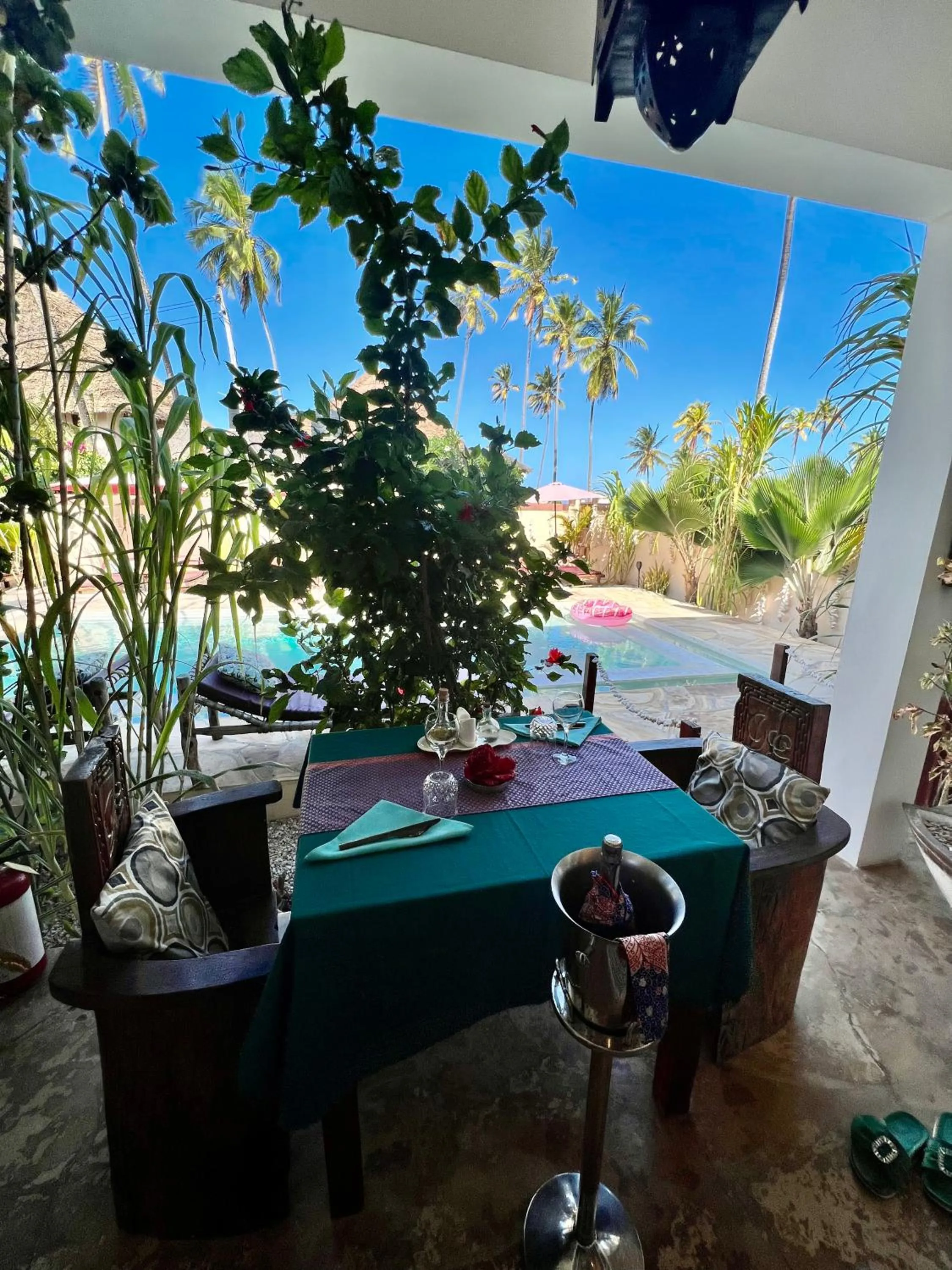 Patio in Gadea Boutique Hotel& Gadea Garden Italian Restaurant