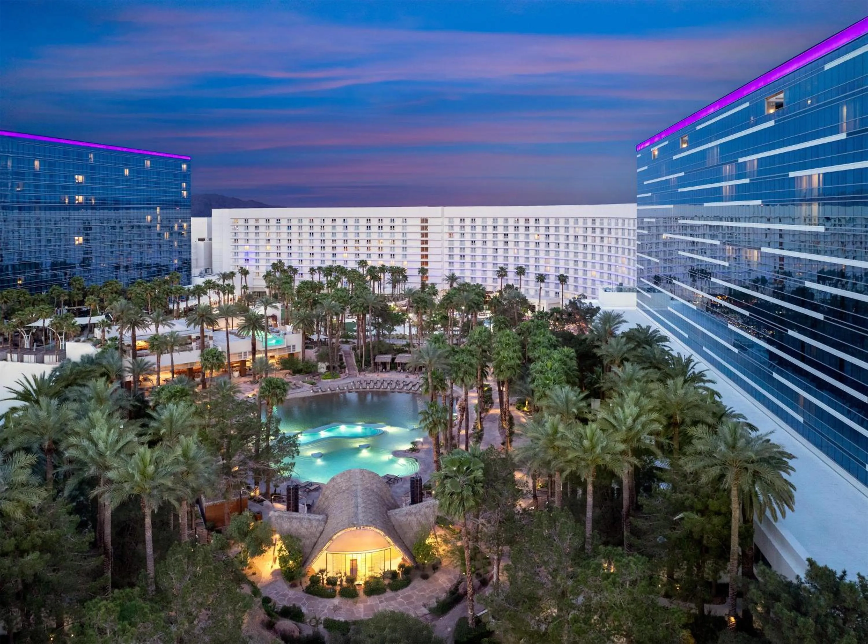 Property building in Virgin Hotels Las Vegas, Curio Collection by Hilton